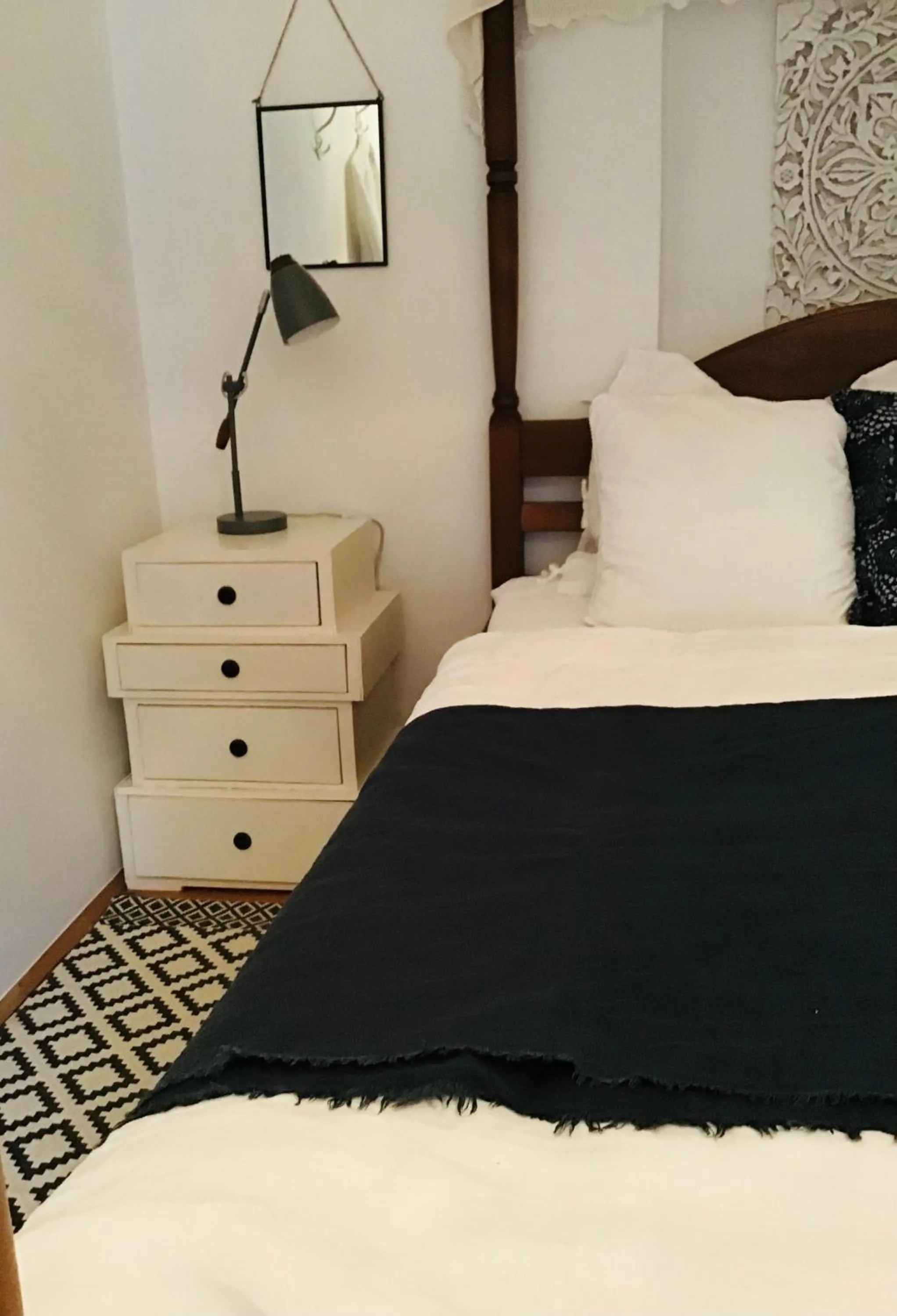 Bed in Bed & Breakfast Chez Lips