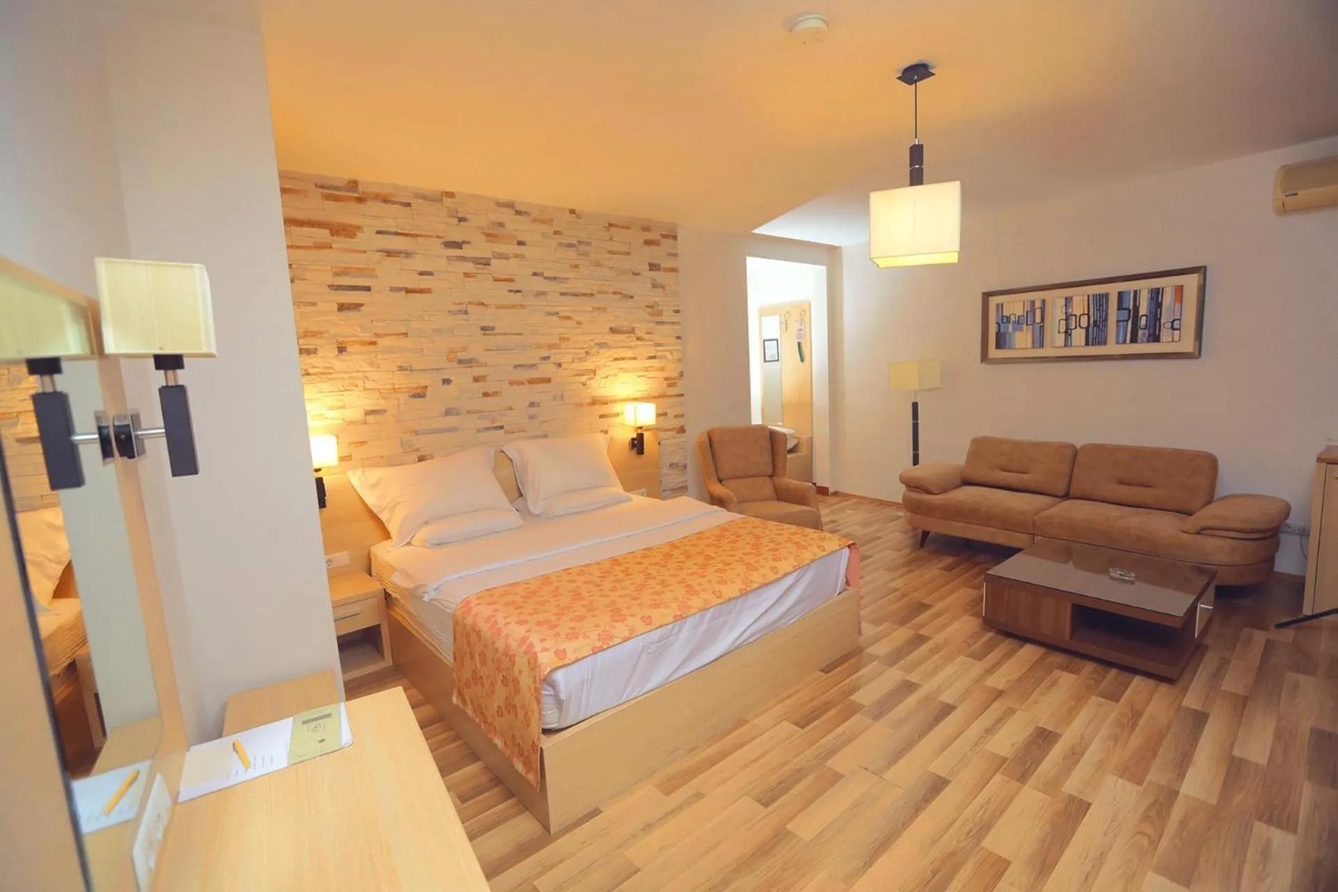 Bed in Hotel Pinocchio