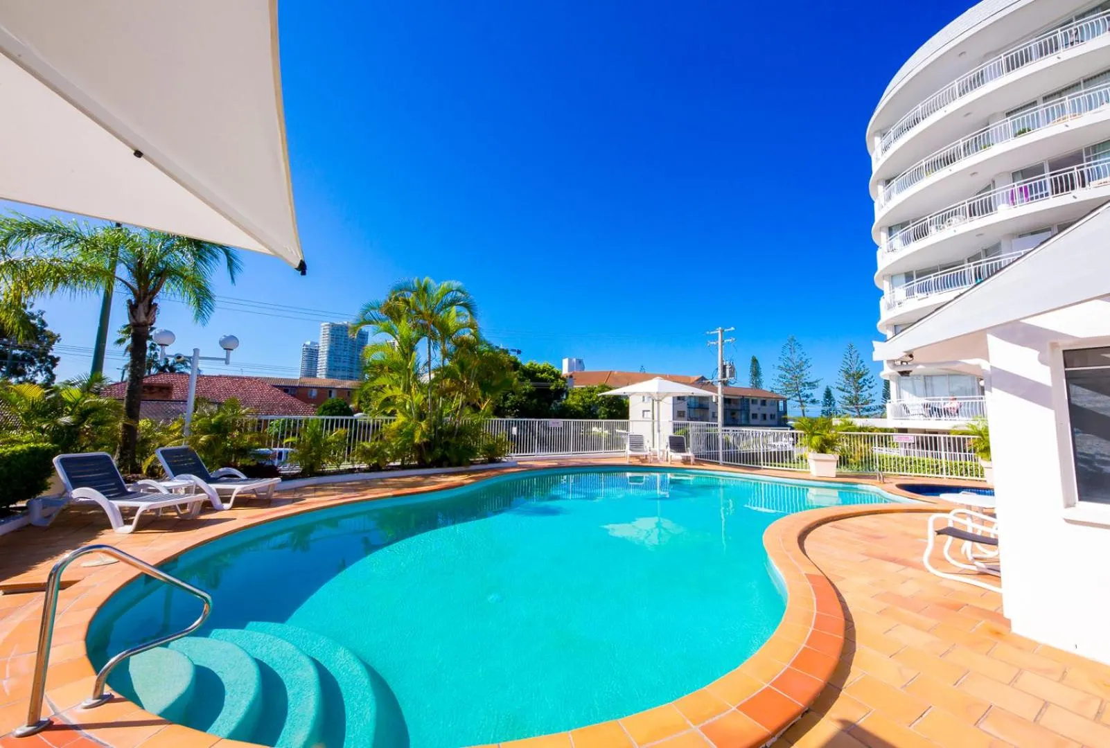 Swimming pool in The Atrium Resort