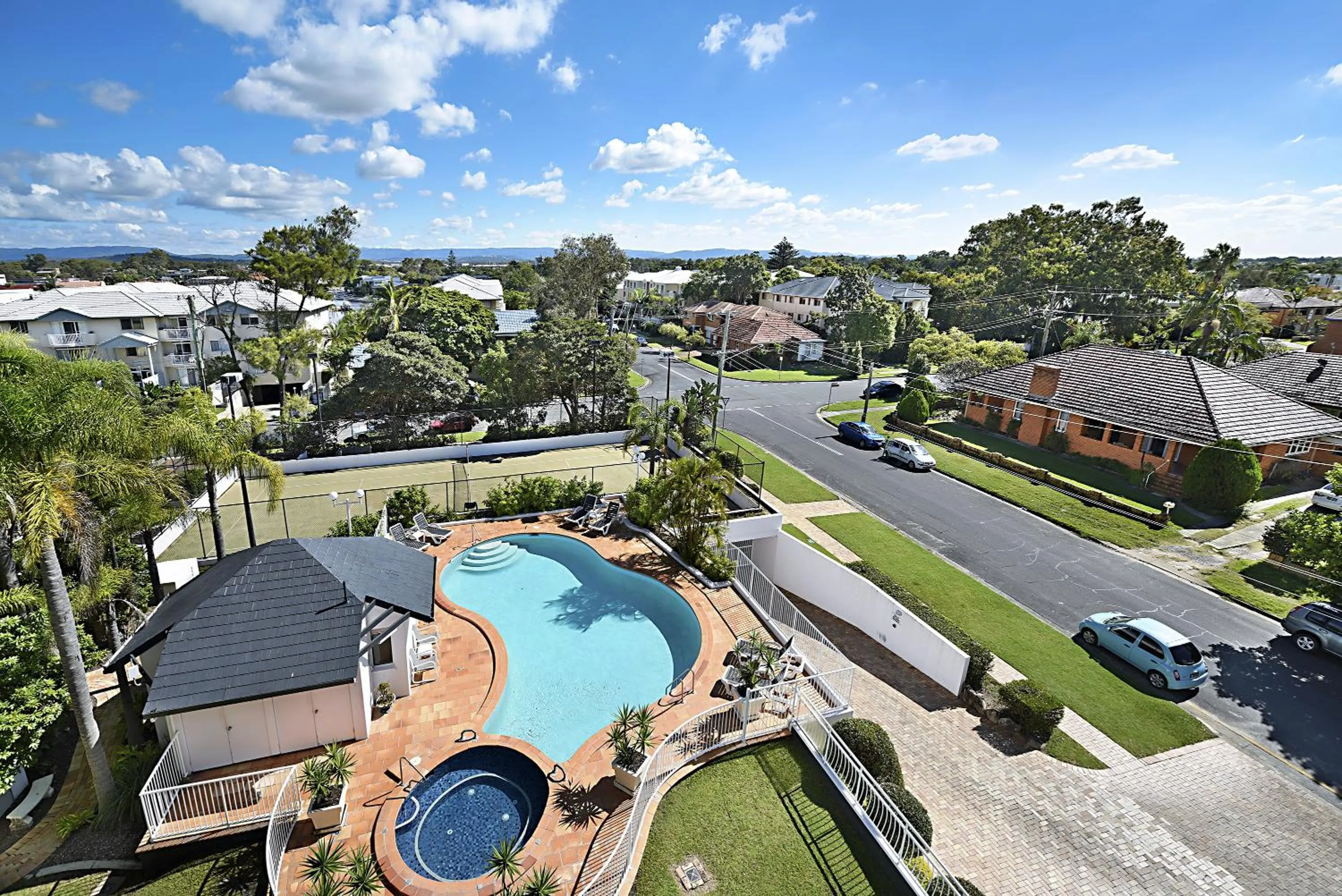 Swimming pool in The Atrium Resort