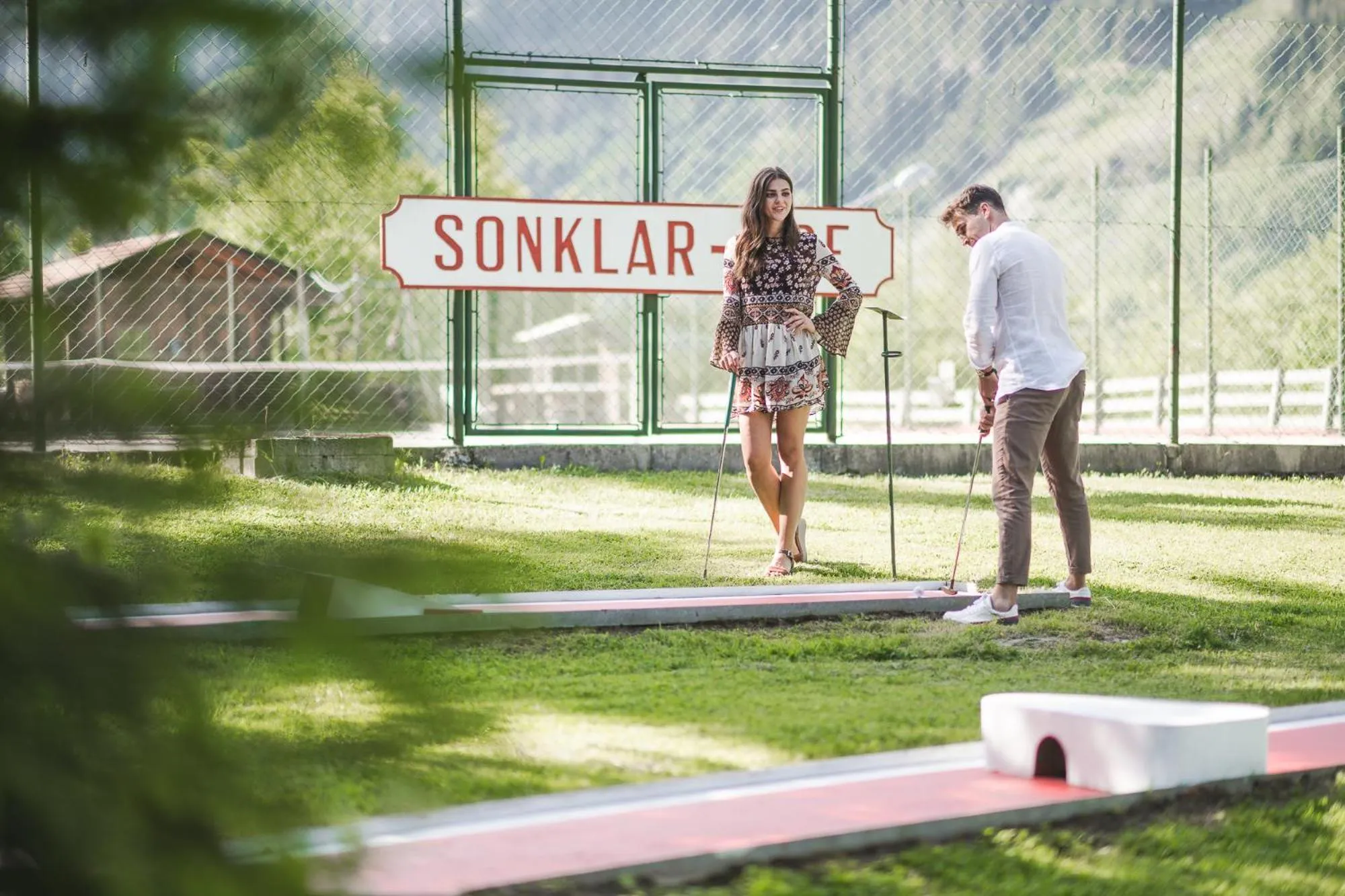 Minigolf in Hotel Sonklarhof