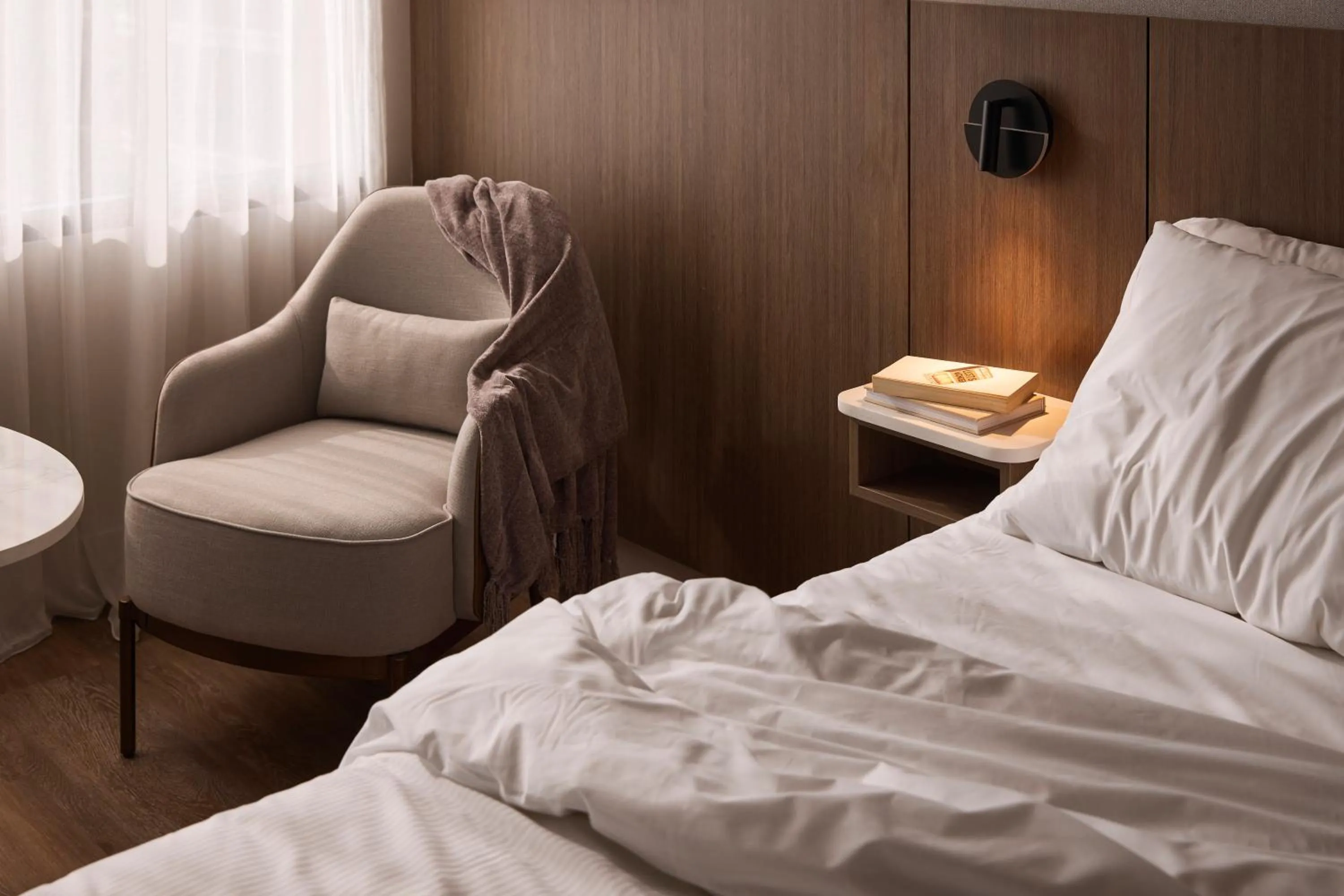 Bed in Rydges North Sydney