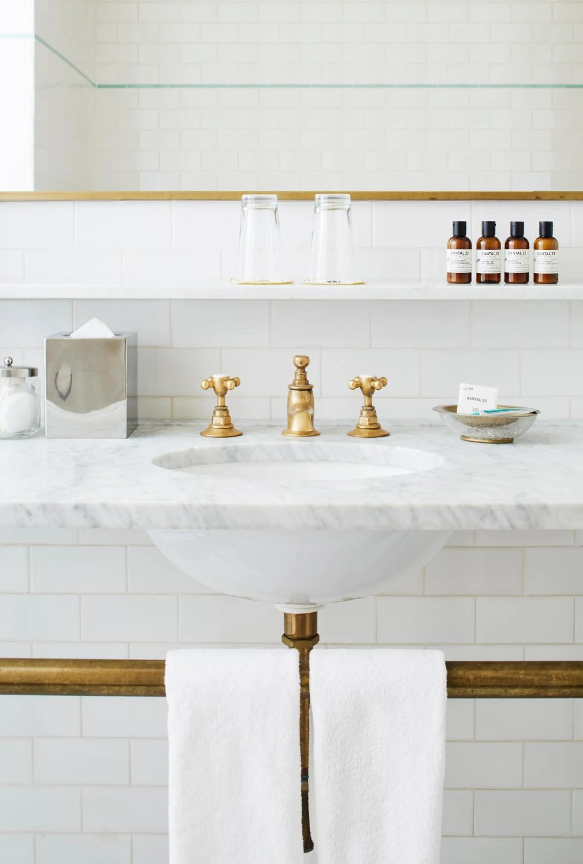 Bathroom in The Bowery Hotel