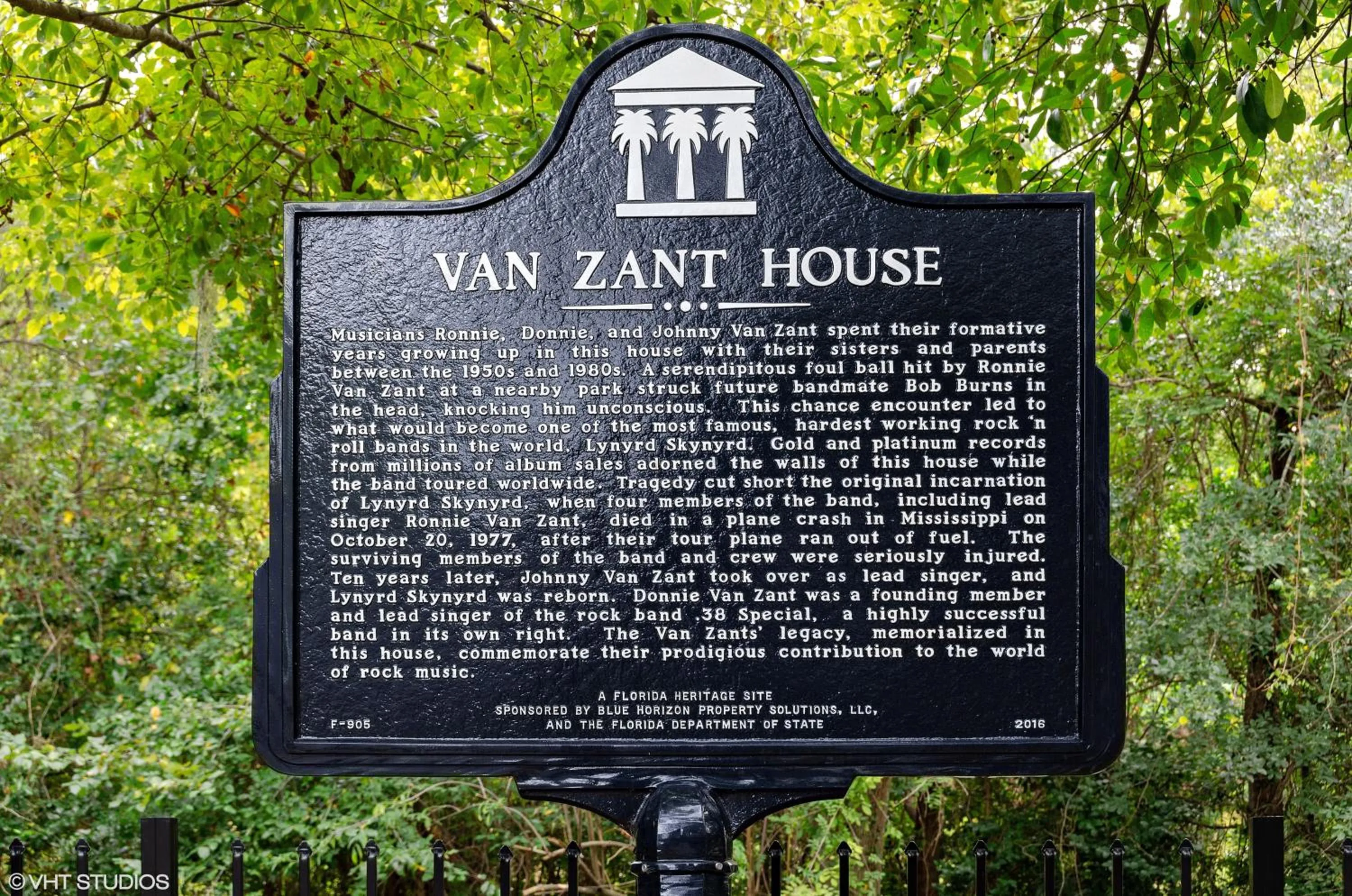 Landmark view in The Van Zant House