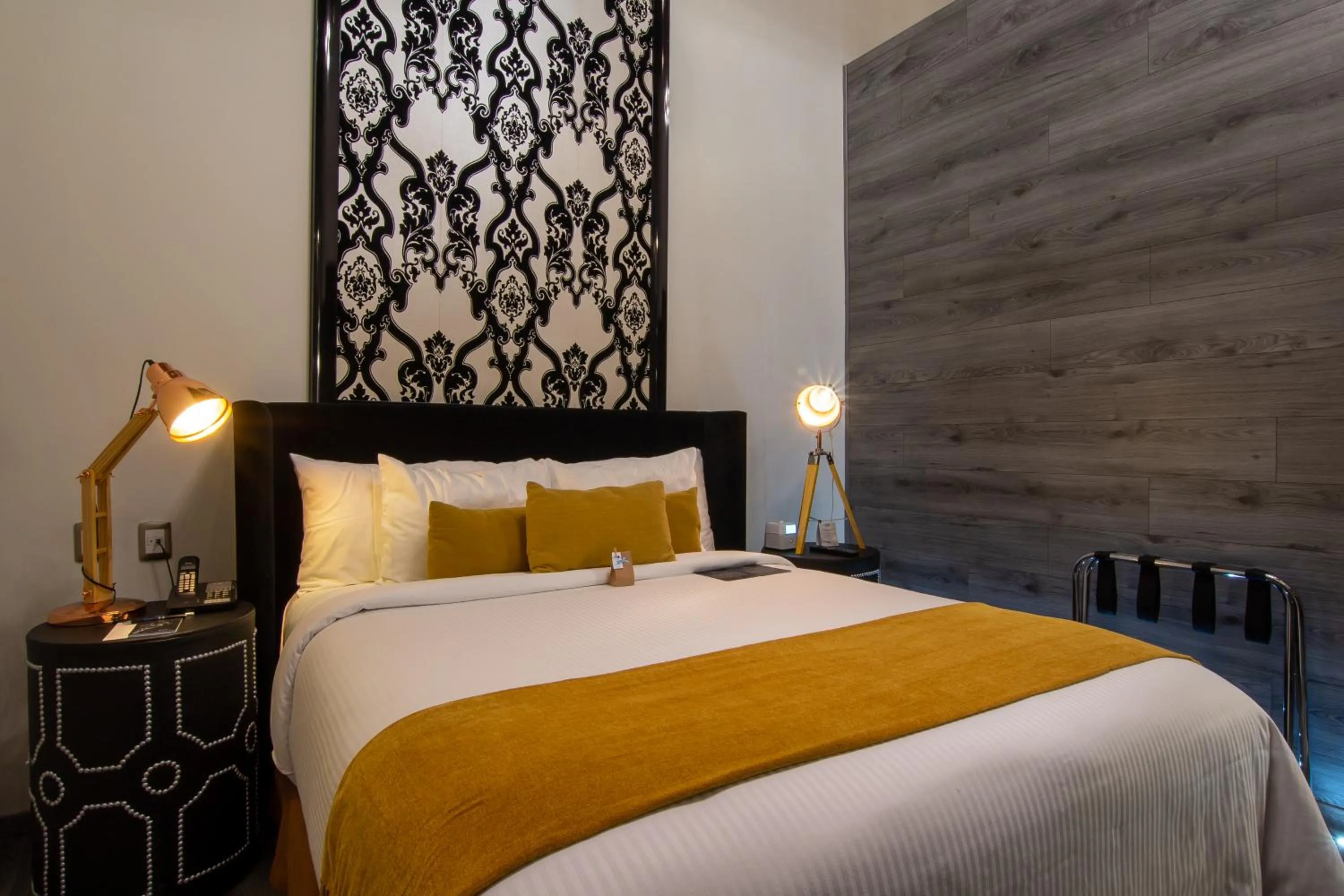 Bed in 1850 Hotel Boutique