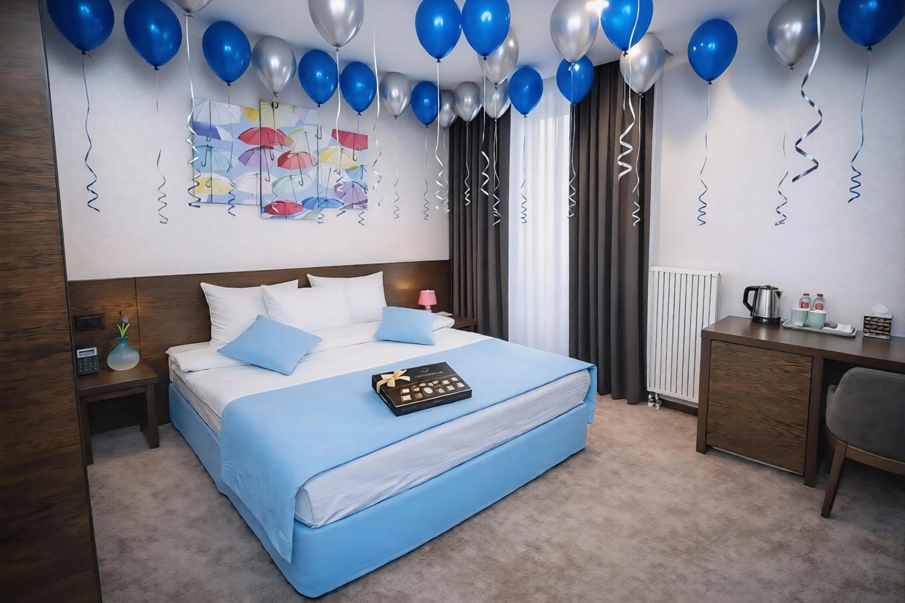 Bed in Da Vinci Boutique Hotel