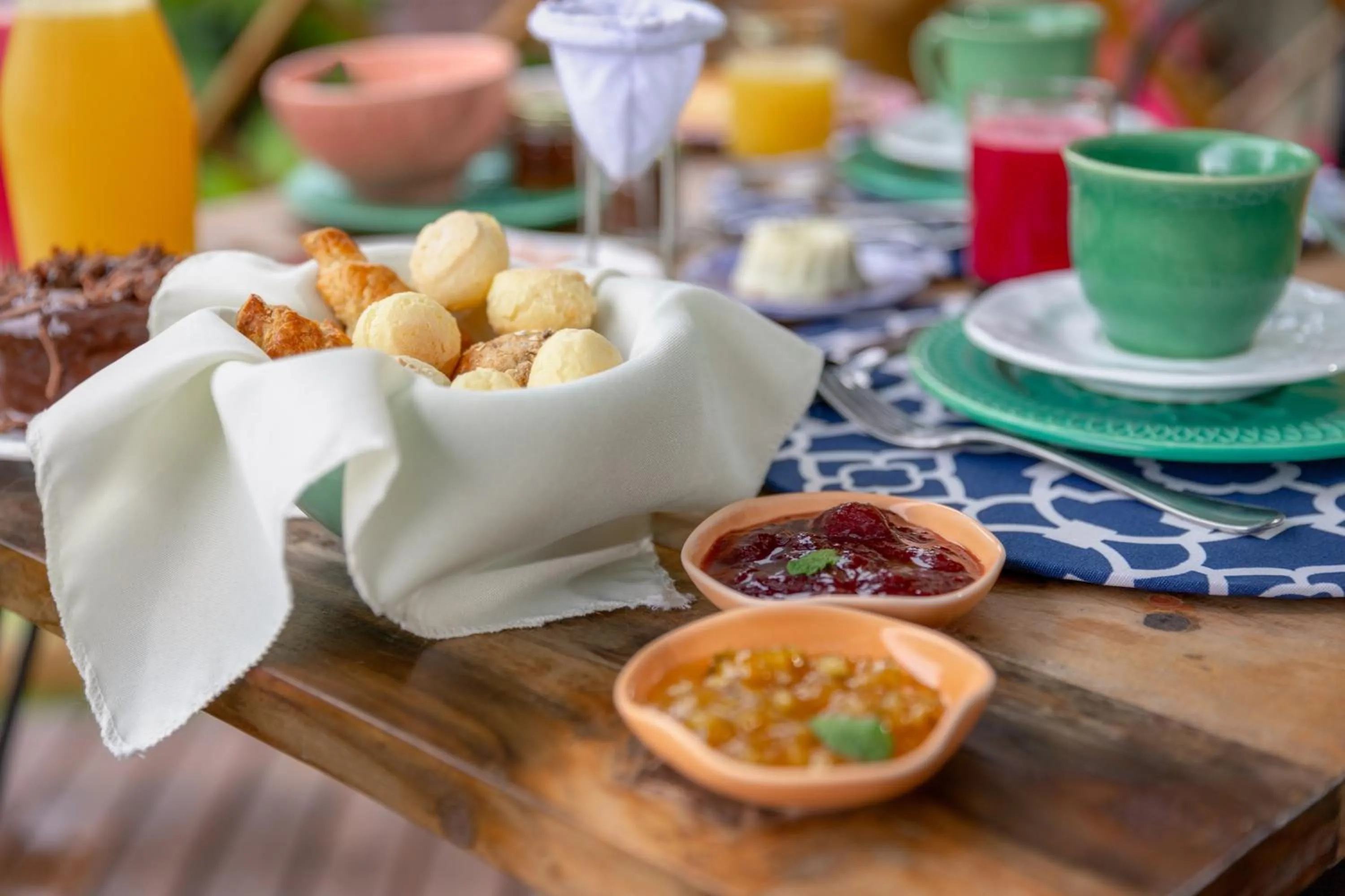 Continental breakfast in Hotel Vila Kebaya