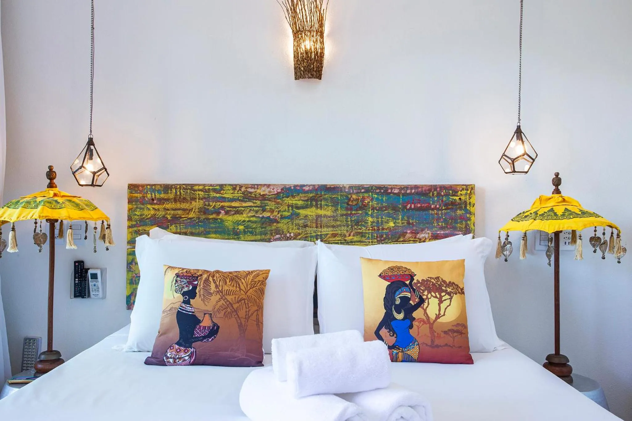 Bedroom, Bed in Hotel Vila Kebaya