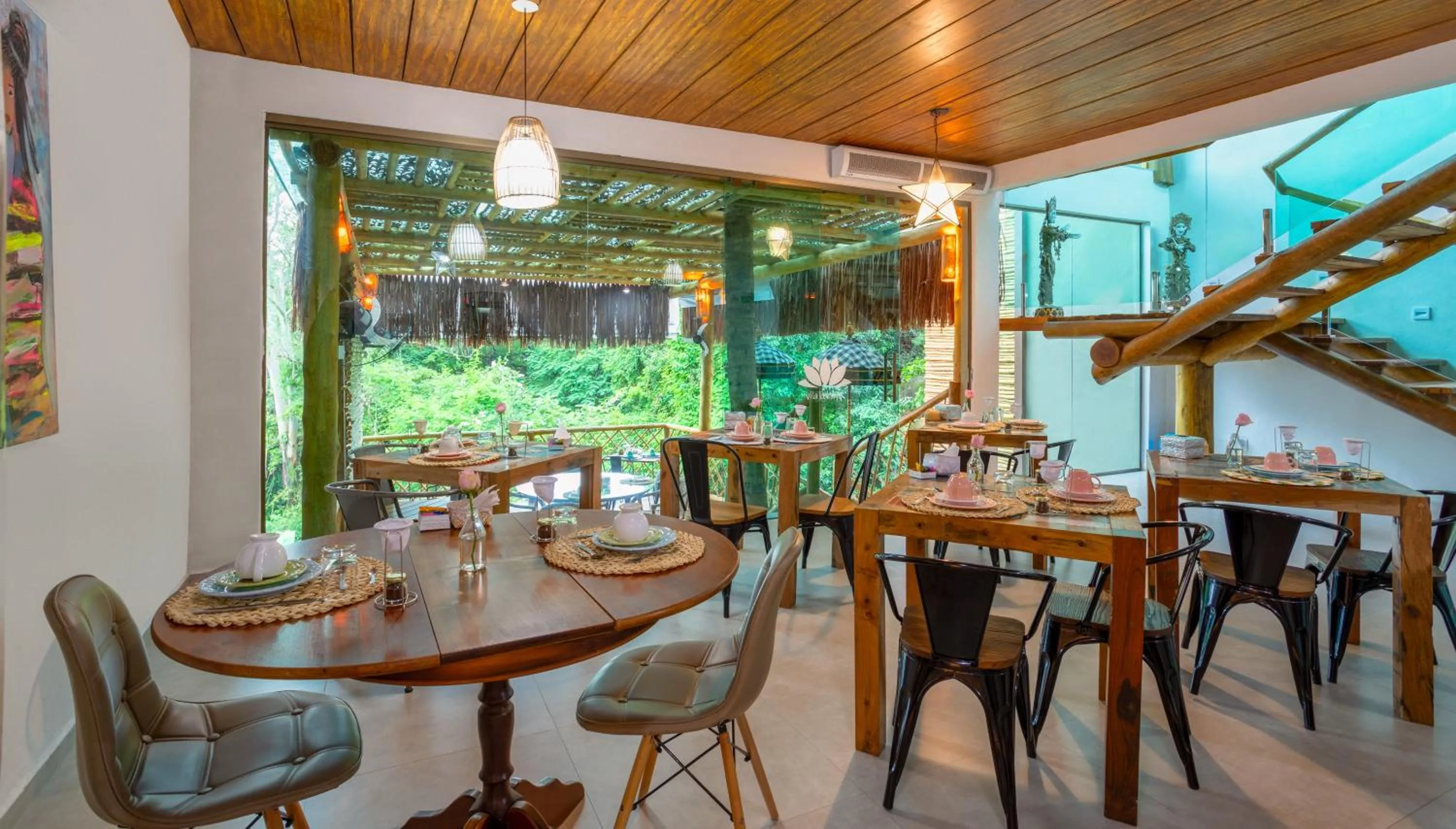Dining area in Hotel Vila Kebaya