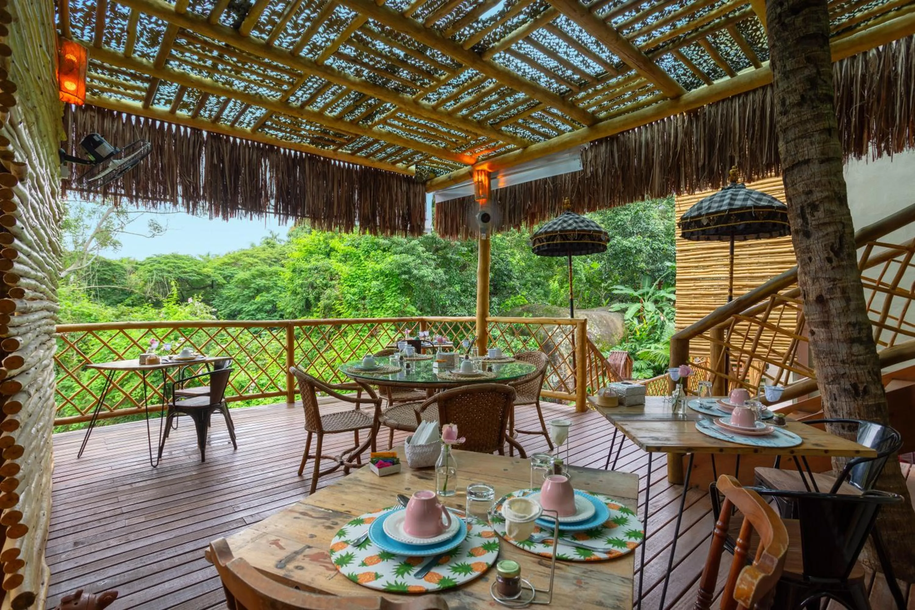 Dining area in Hotel Vila Kebaya