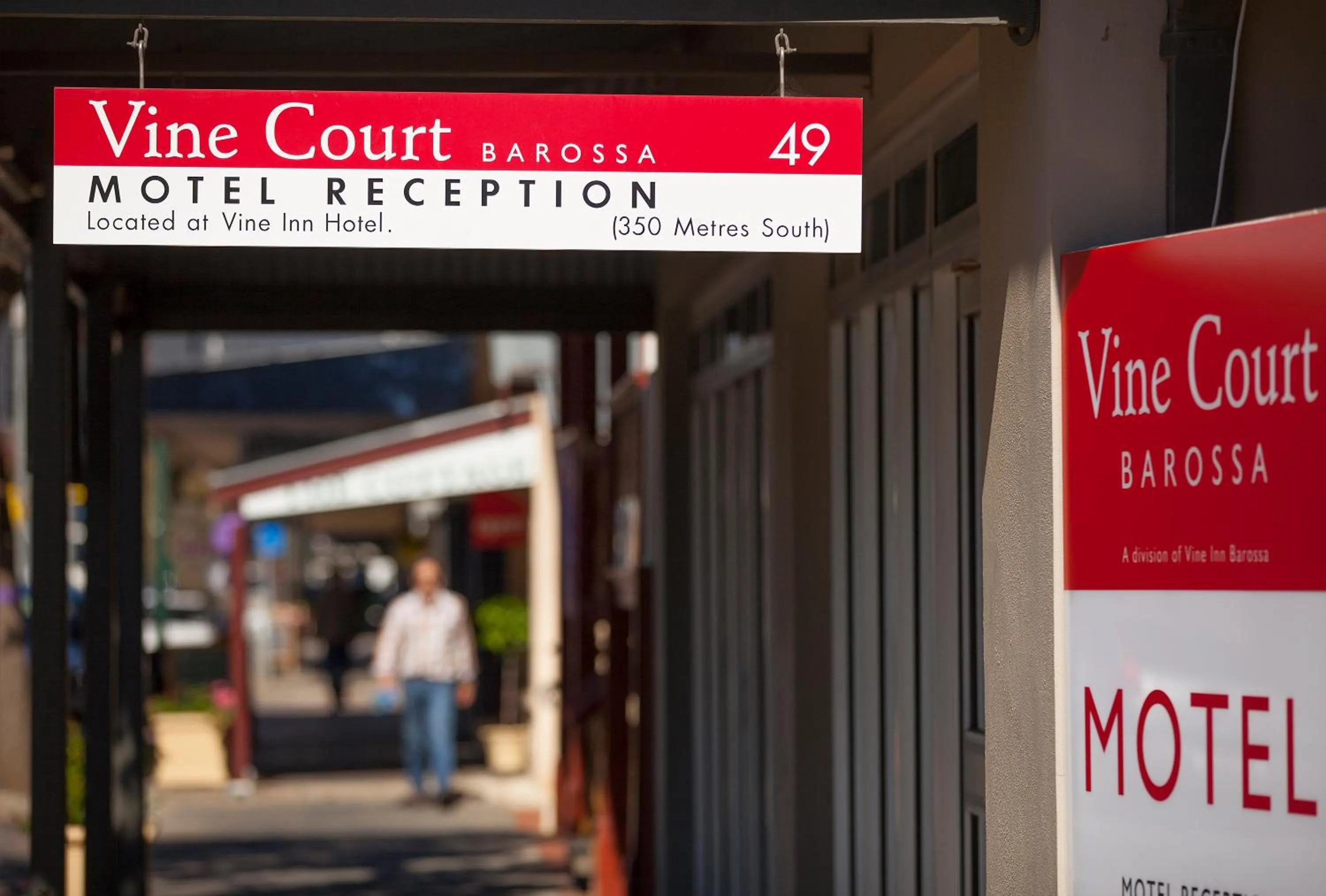 Property logo or sign in Vine Inn Barossa