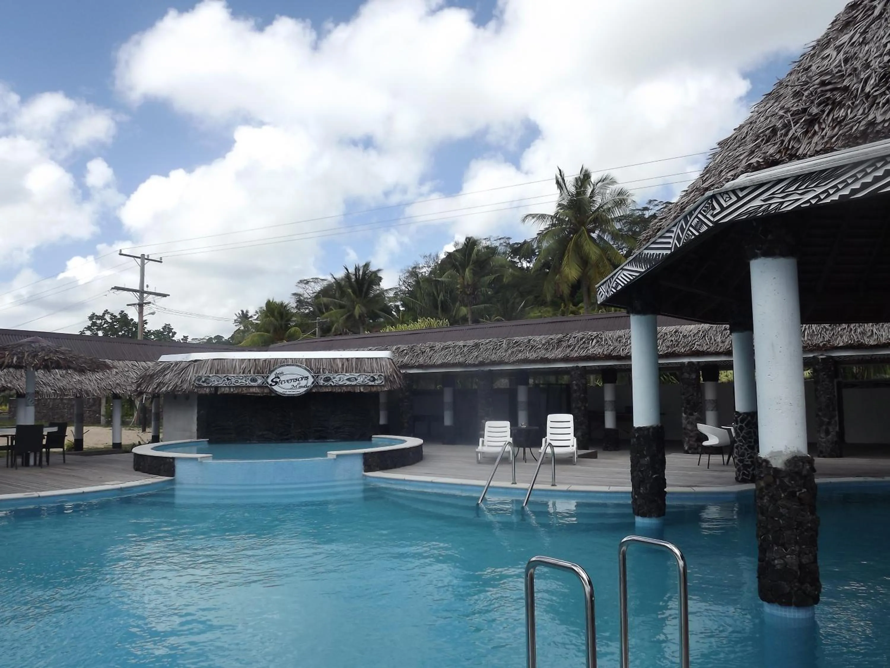 Swimming pool in Stevensons at Manase