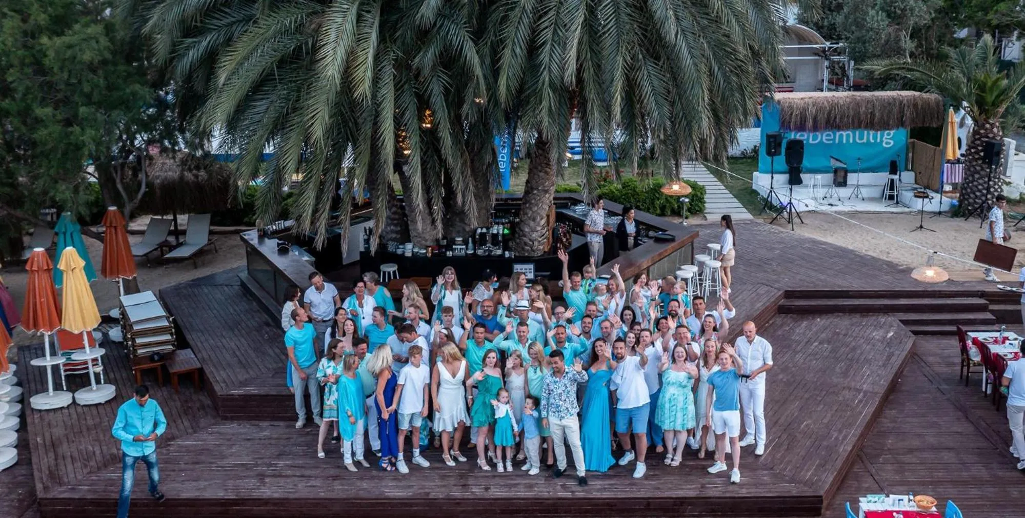 group of guests in Toka Bodrum Hotel & Beach Club