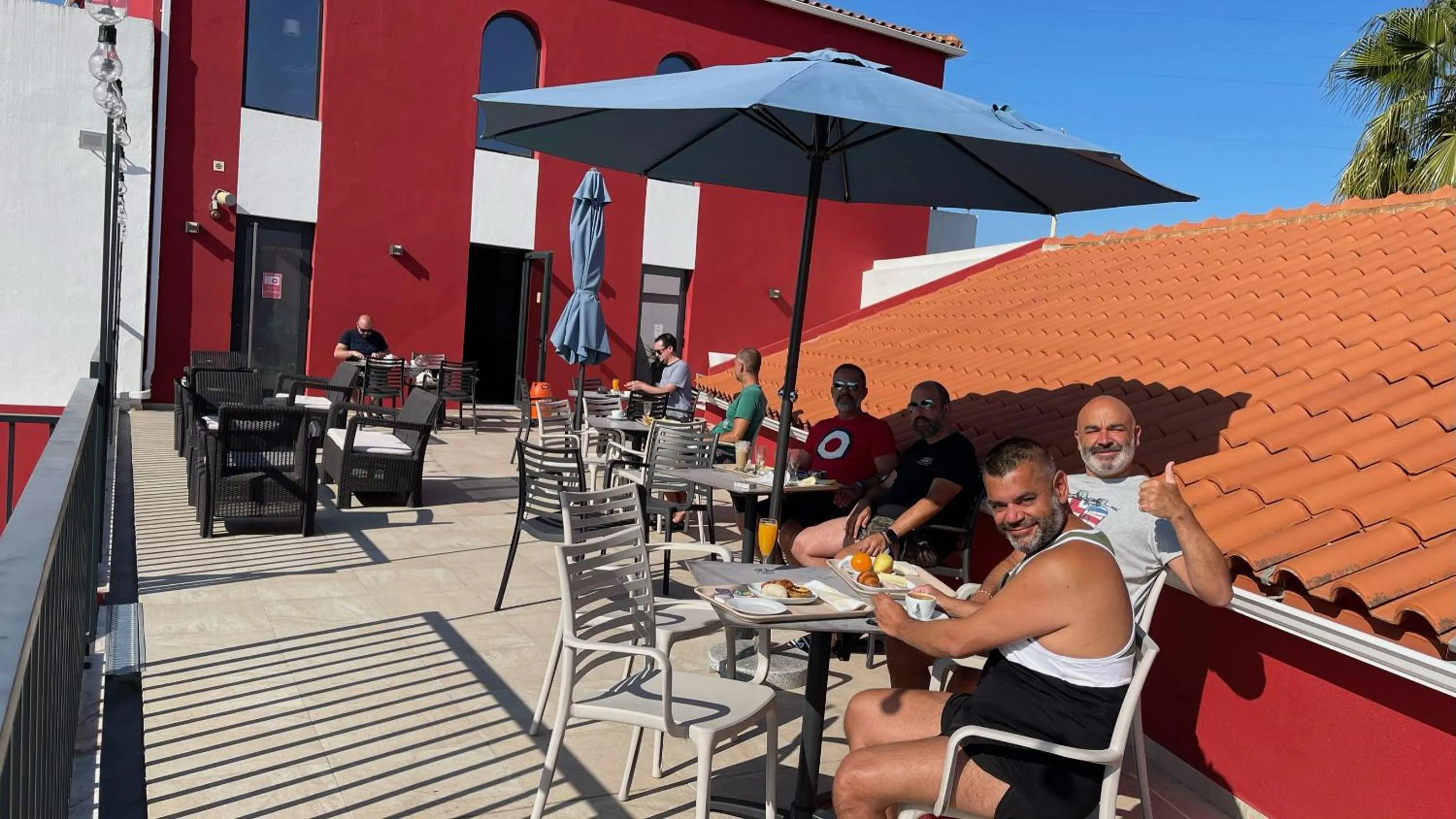 Balcony/Terrace in Villa 3 Caparica - Lisbon Gay Beach Resort