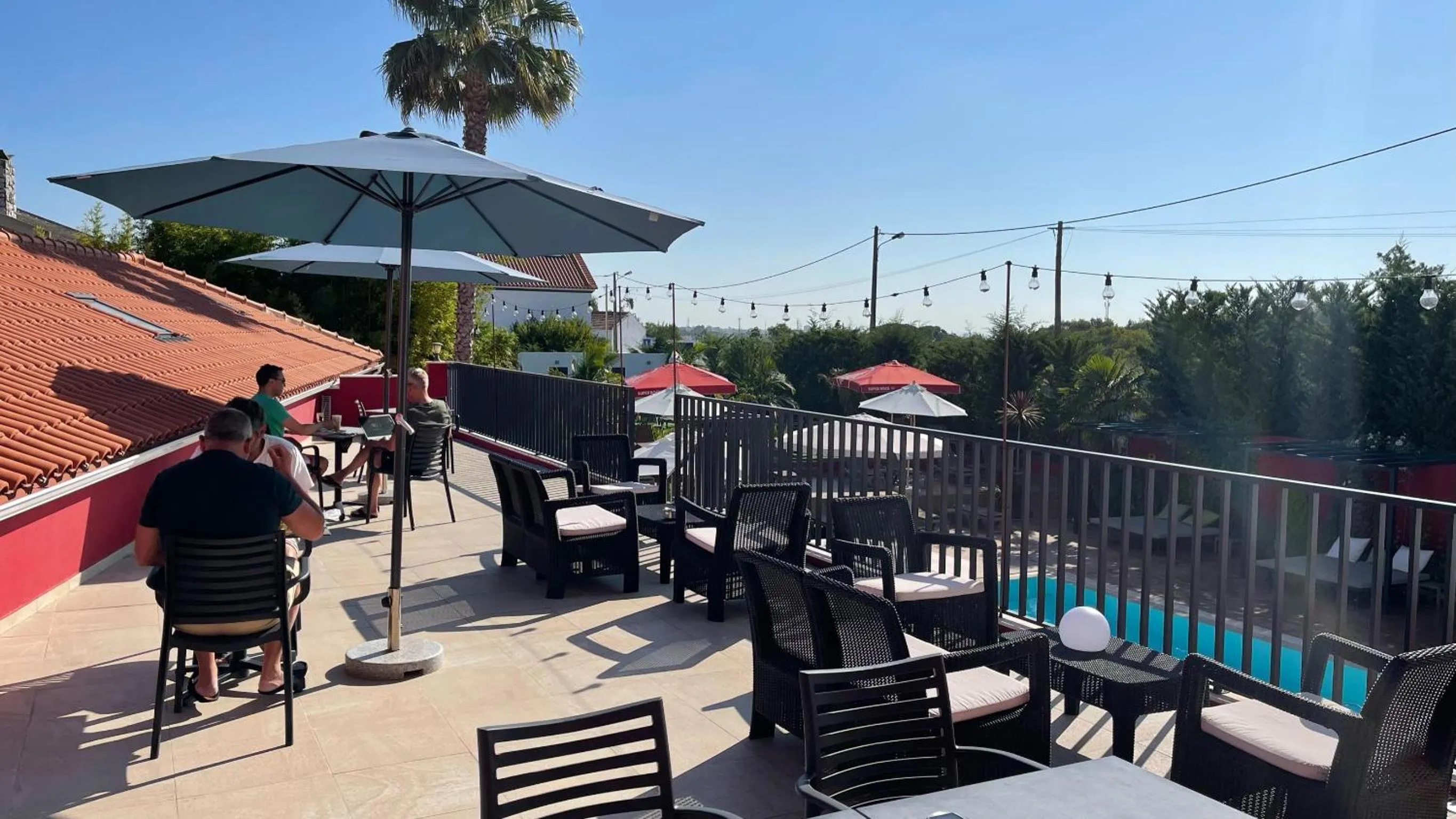 Balcony/Terrace in Villa 3 Caparica - Lisbon Gay Beach Resort