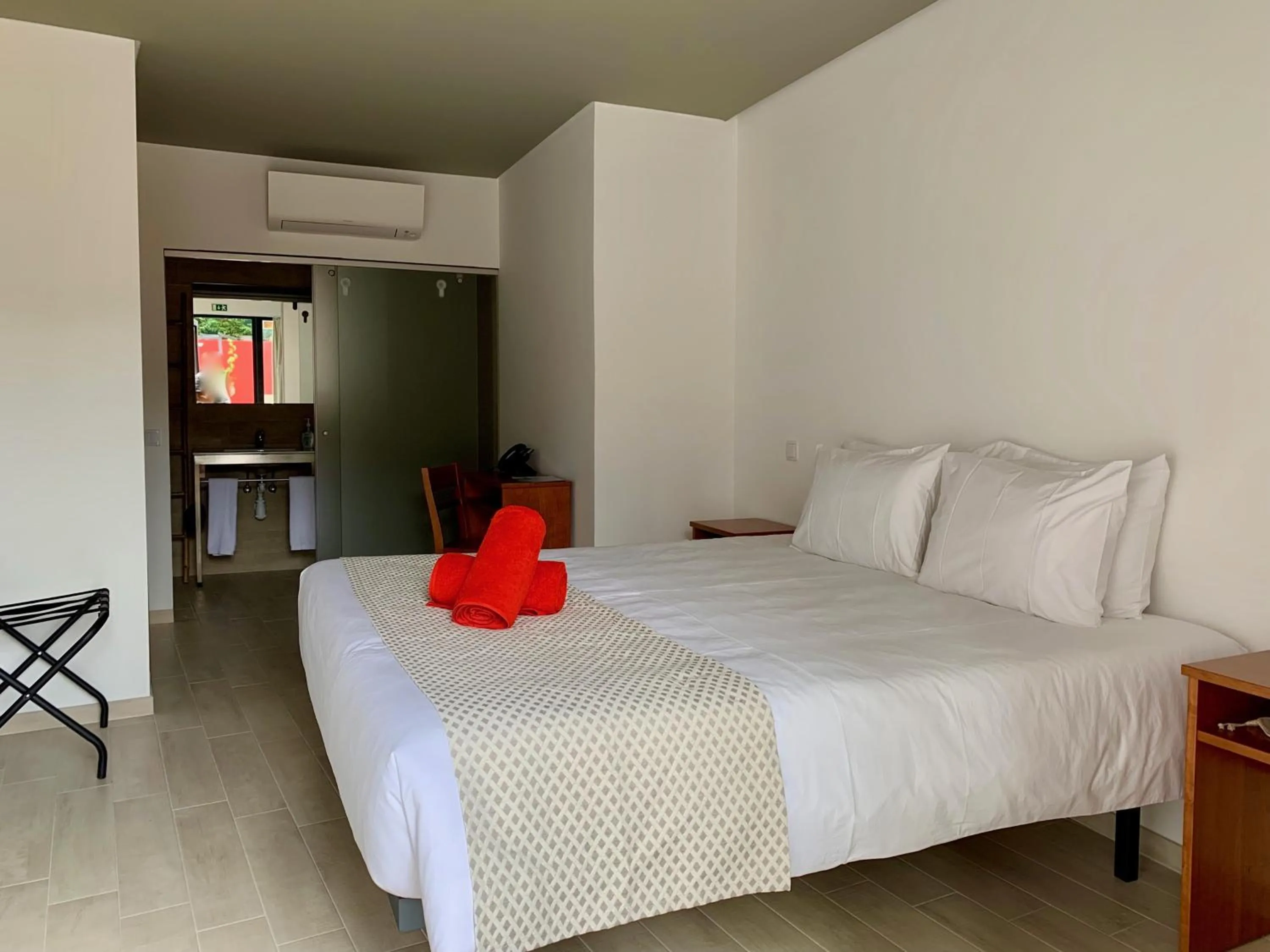 Bed in Villa 3 Caparica - Lisbon Gay Beach Resort