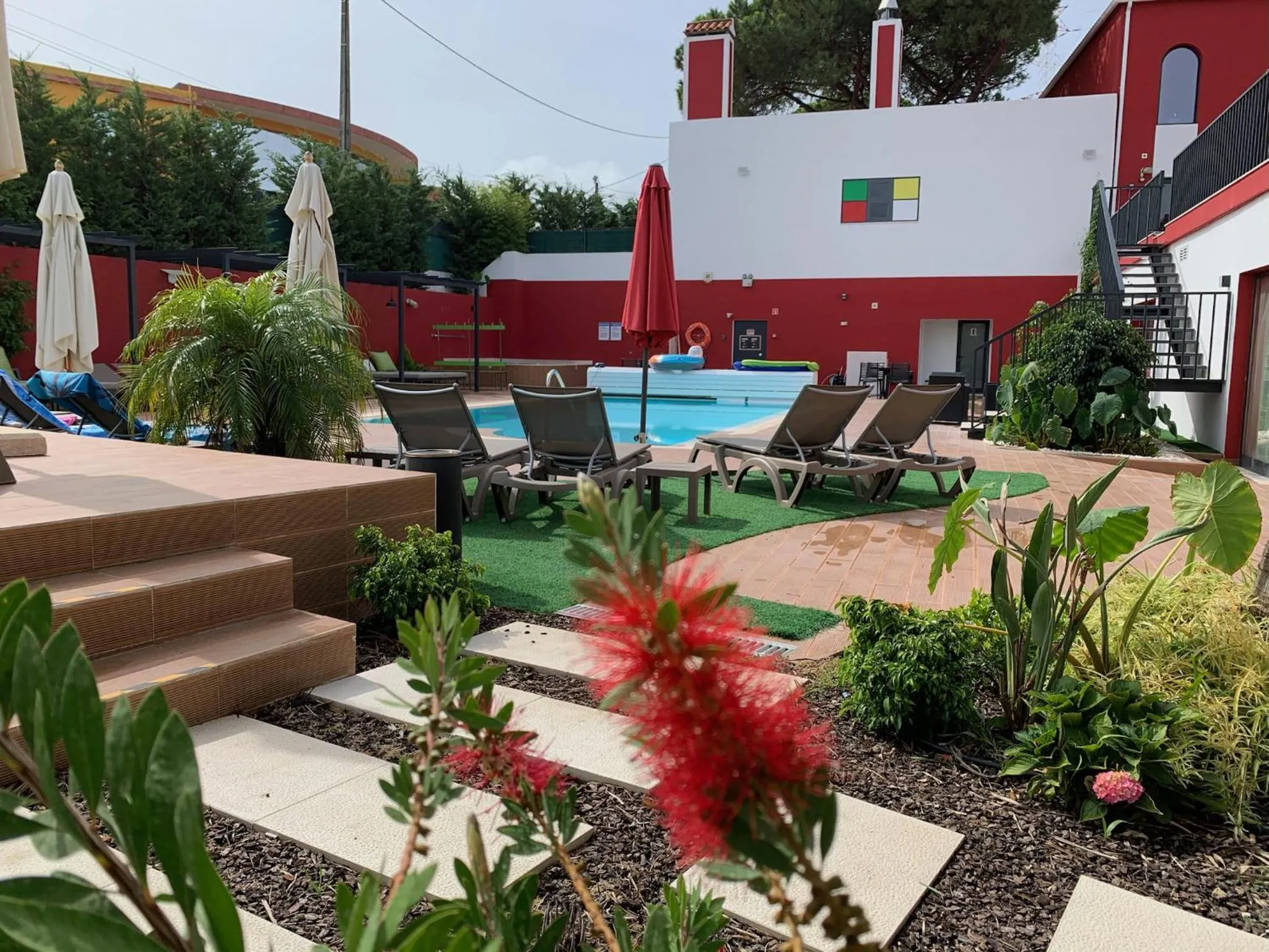 Garden in Villa 3 Caparica - Lisbon Gay Beach Resort