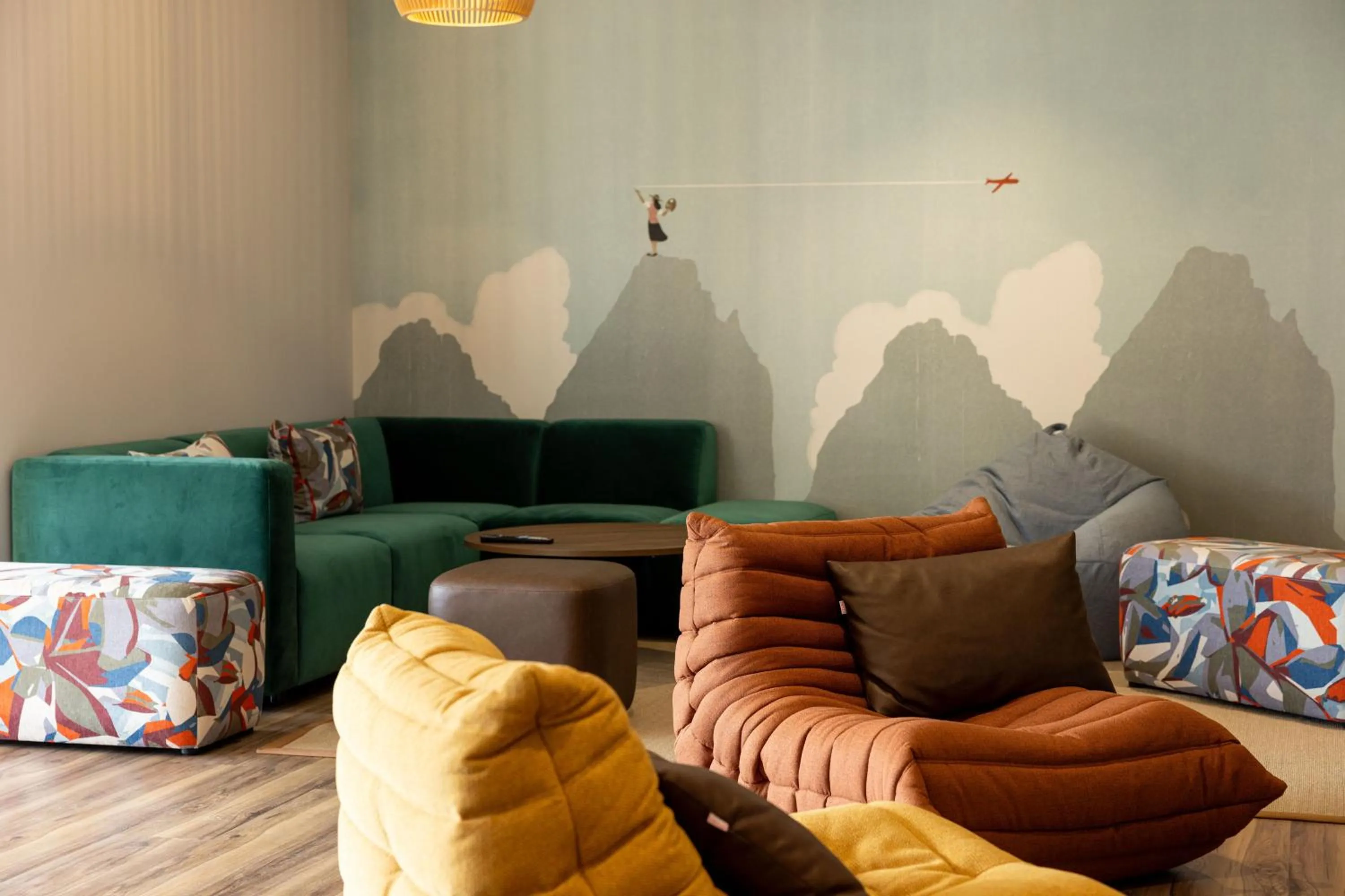 Living room in Haka House Wanaka