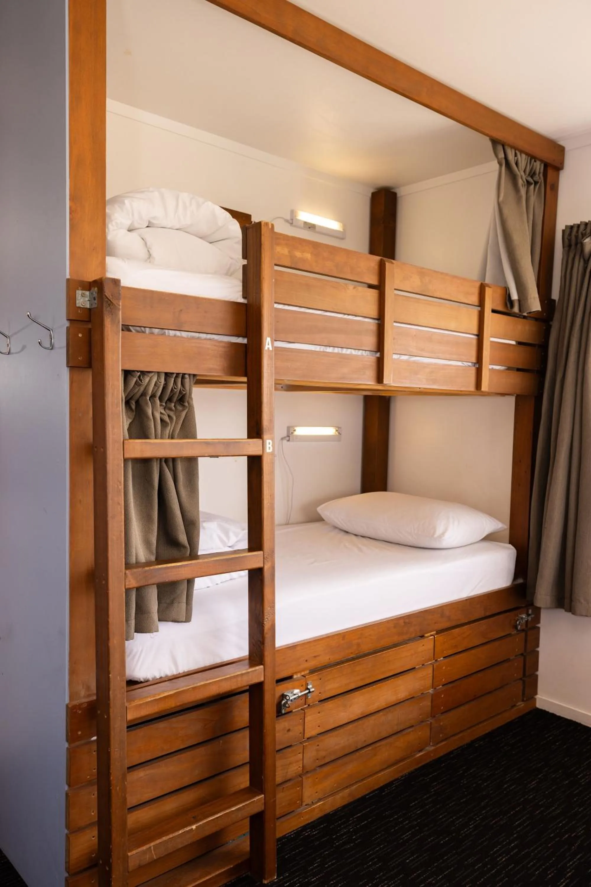 Bed in Haka House Taupo