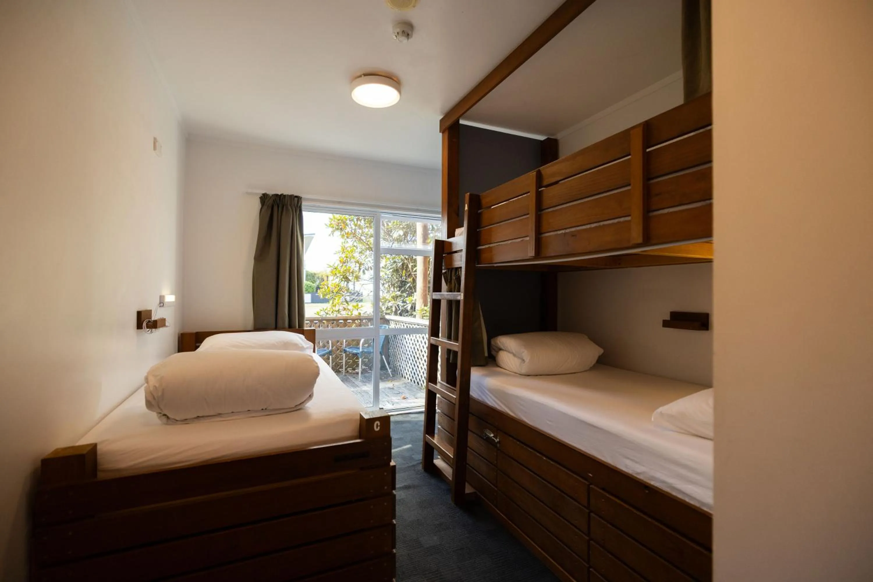 Bed in Haka House Taupo