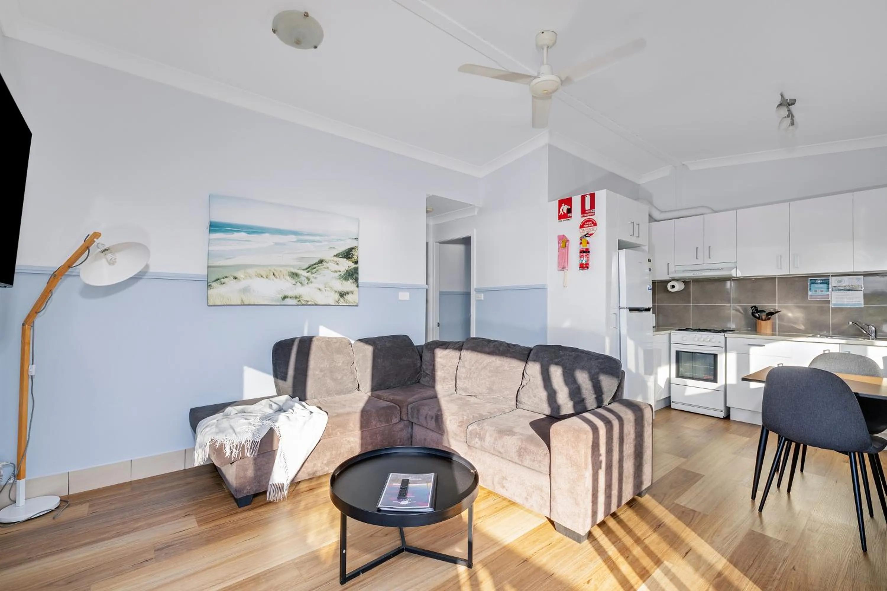 Living room in South Coast Retreat
