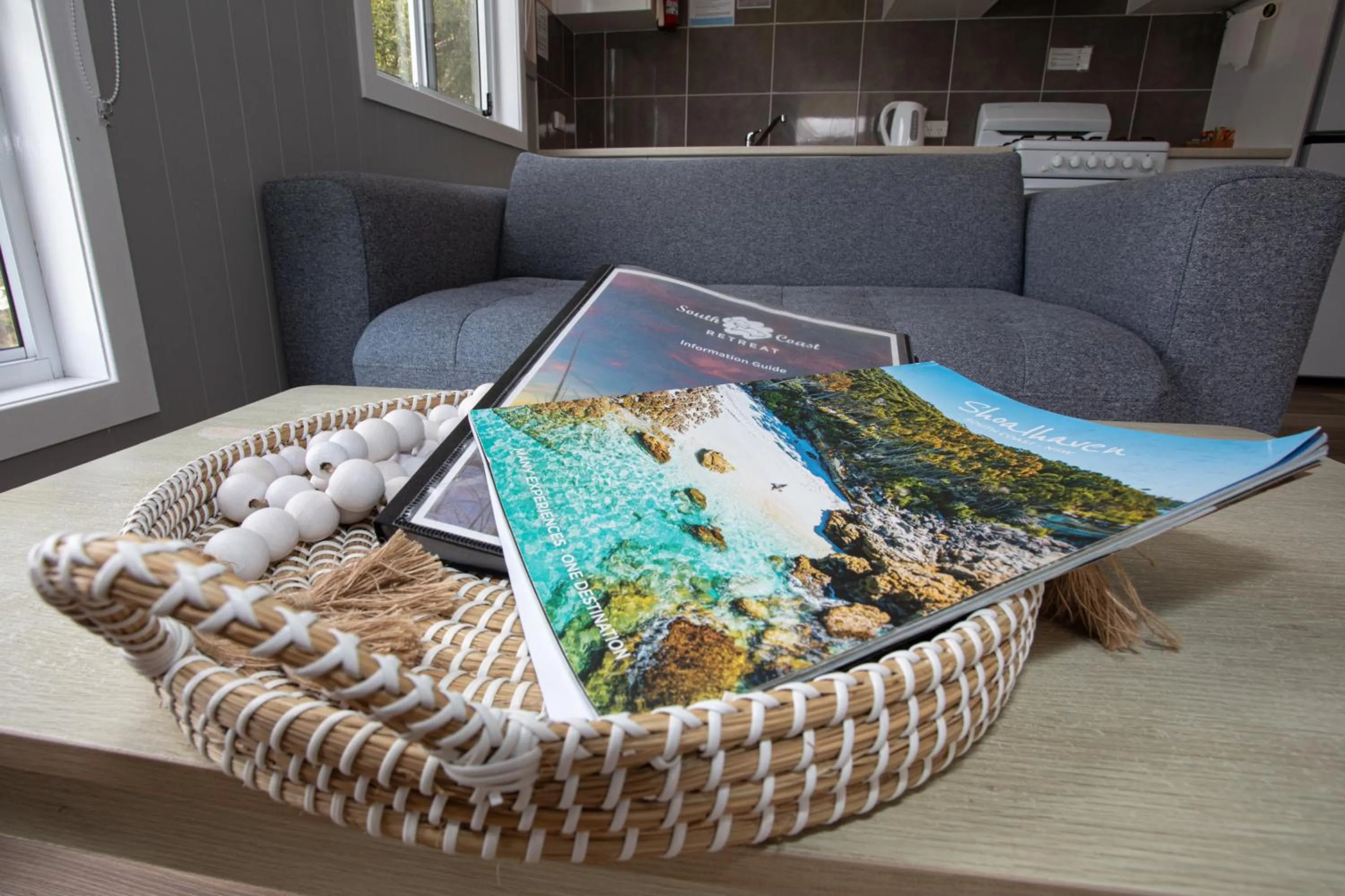 Living room in South Coast Retreat