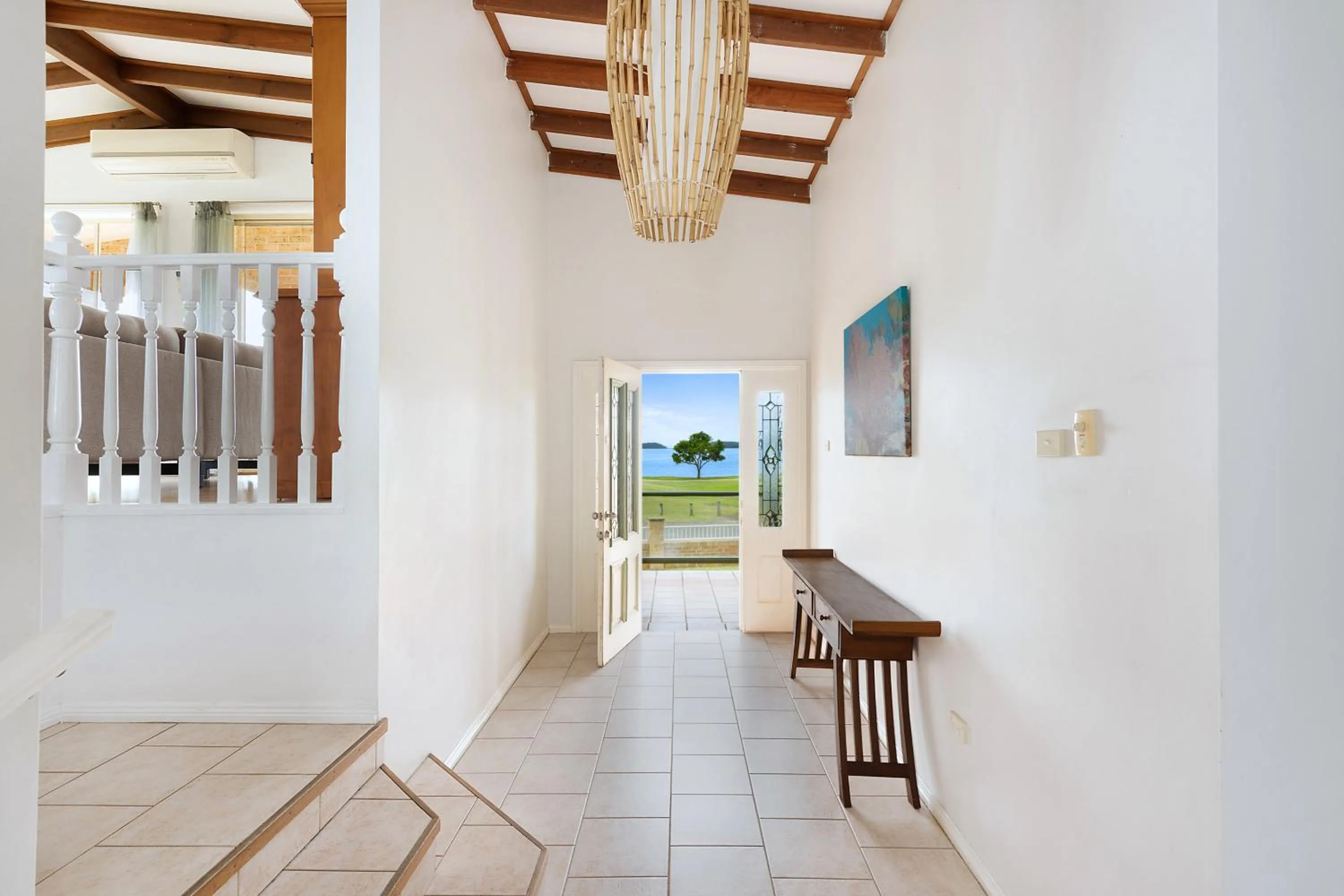 Facade/entrance in South Coast Retreat