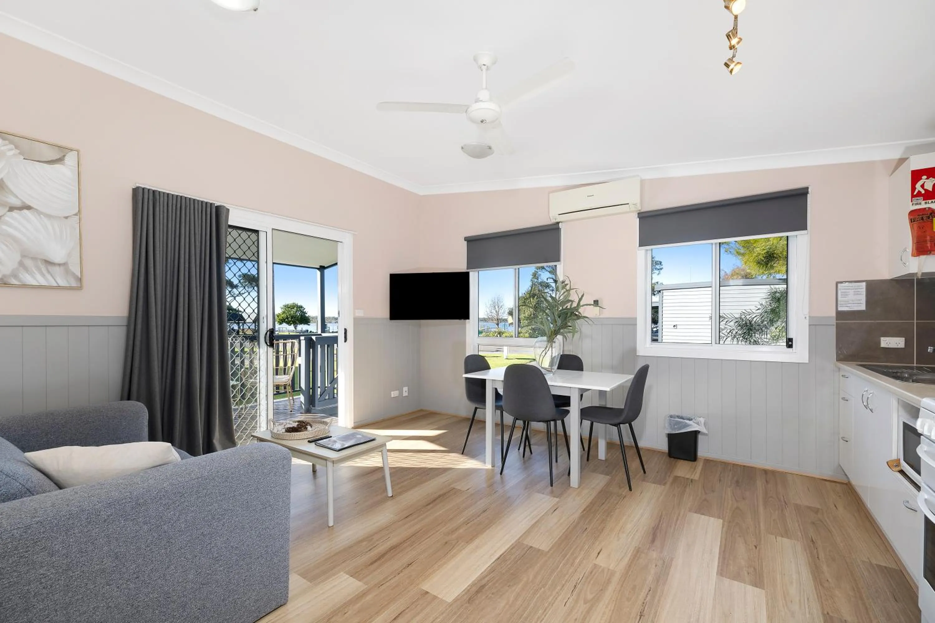 Living room in South Coast Retreat