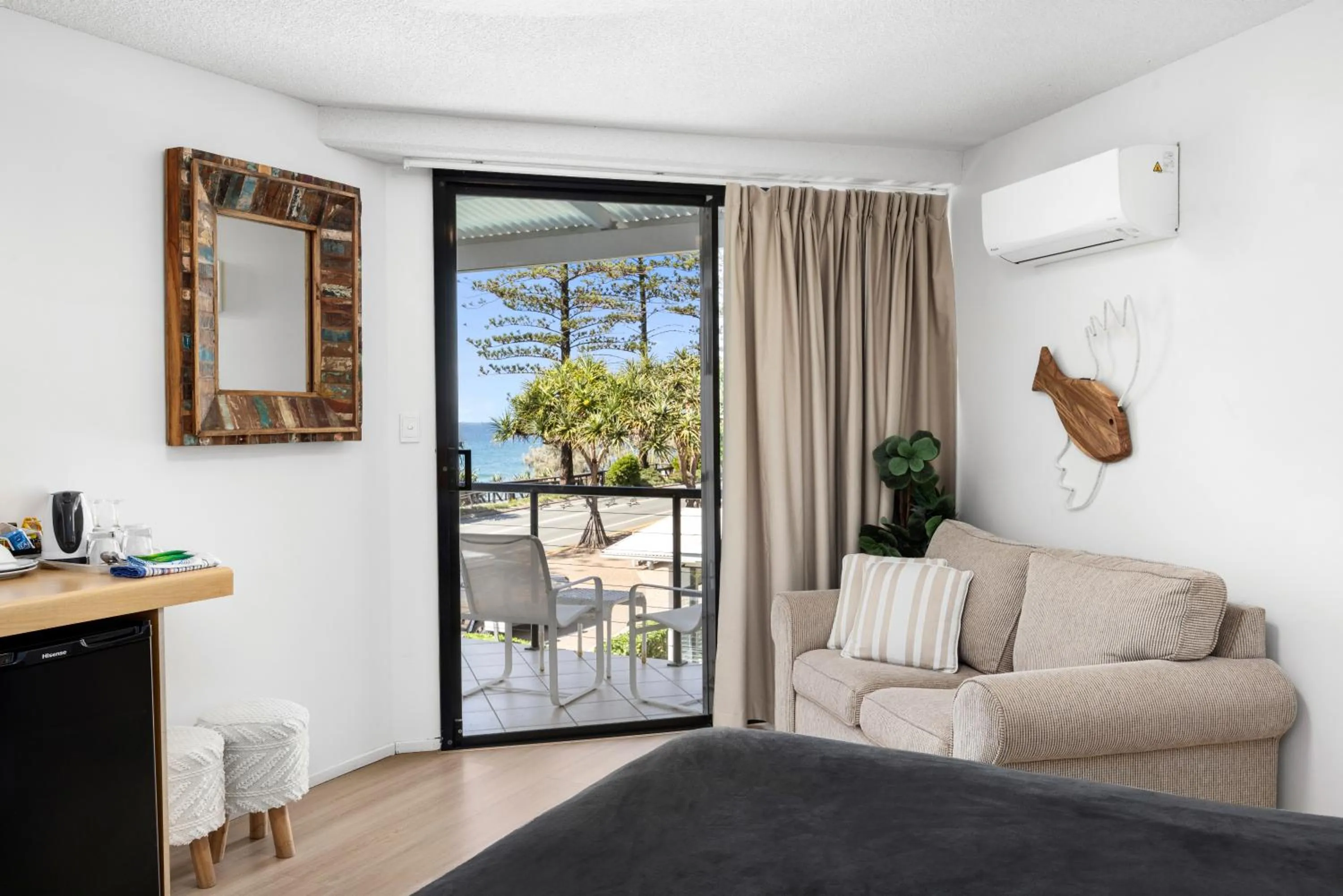 Bed in The Beach Retreat Coolum