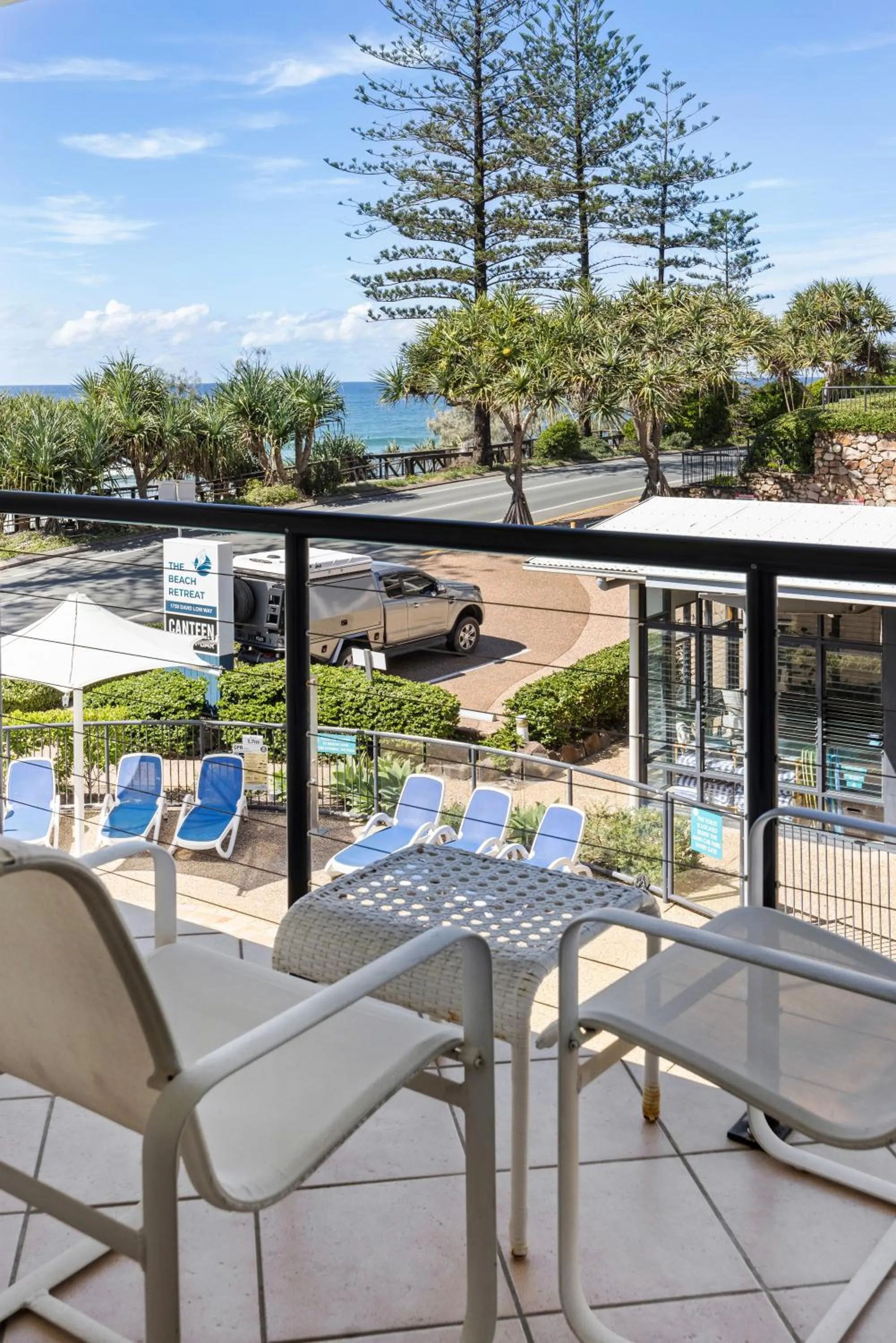 Patio in The Beach Retreat Coolum