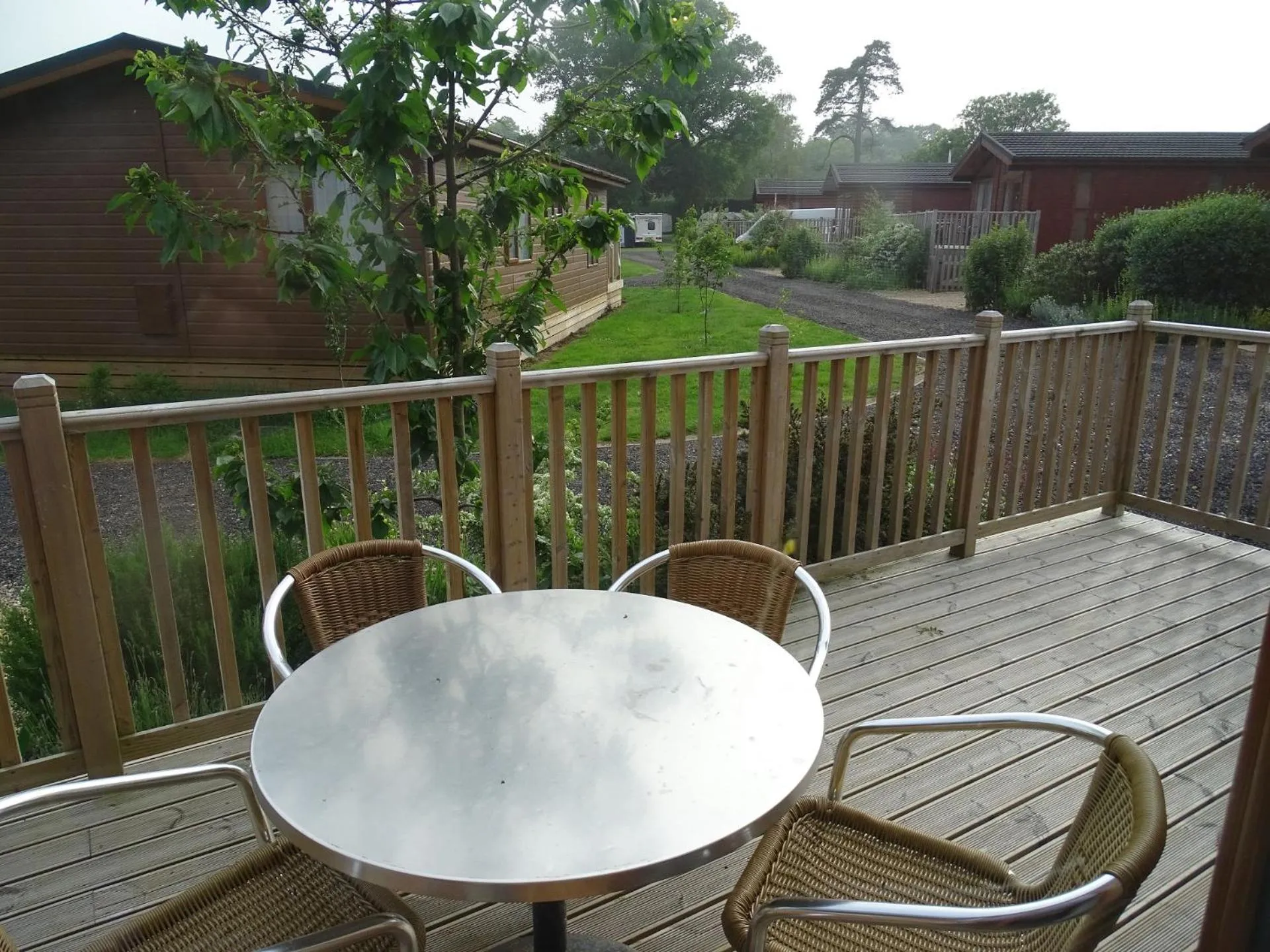 Patio in King's Lynn Caravan & Camping Park