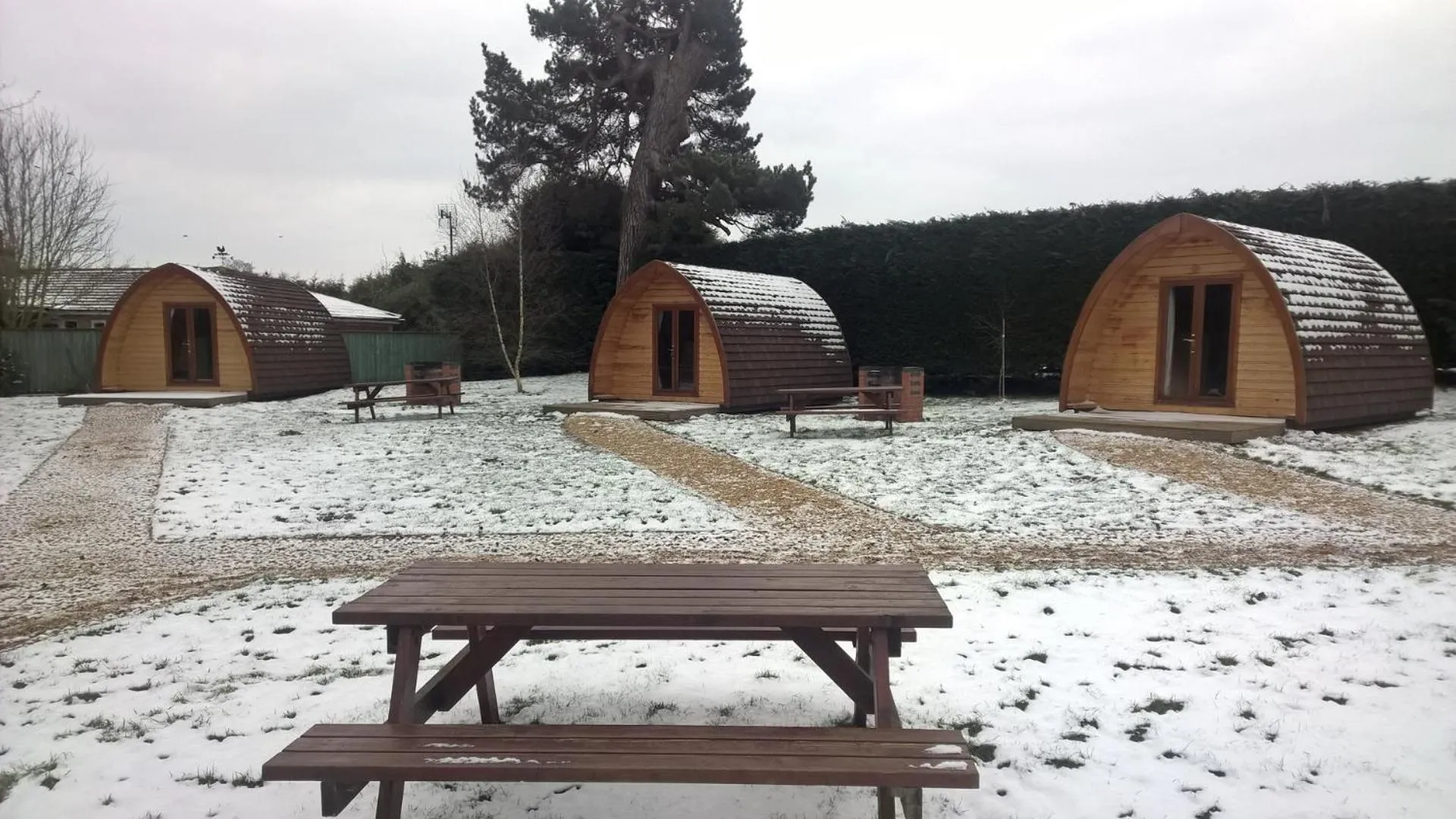 Winter in King's Lynn Caravan & Camping Park
