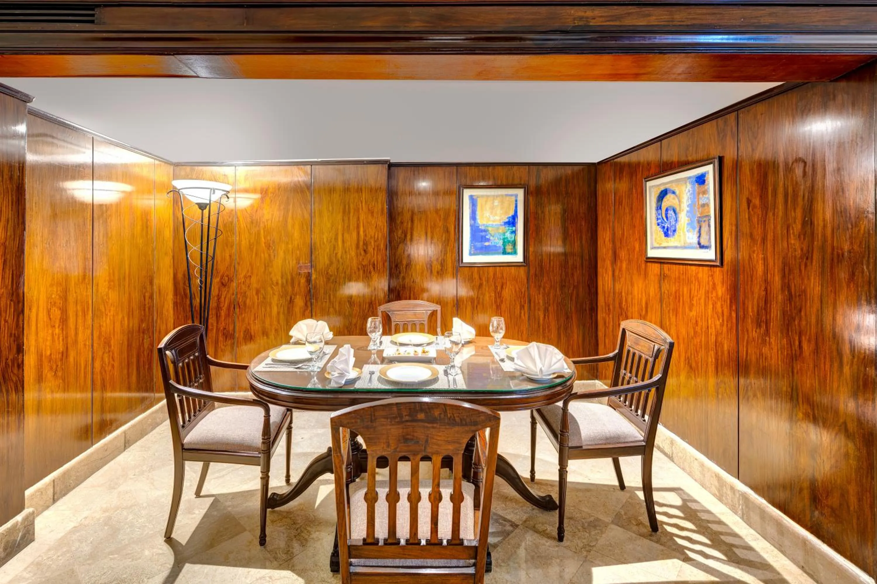 Dining area in Pearl Continental Hotel, Rawalpindi