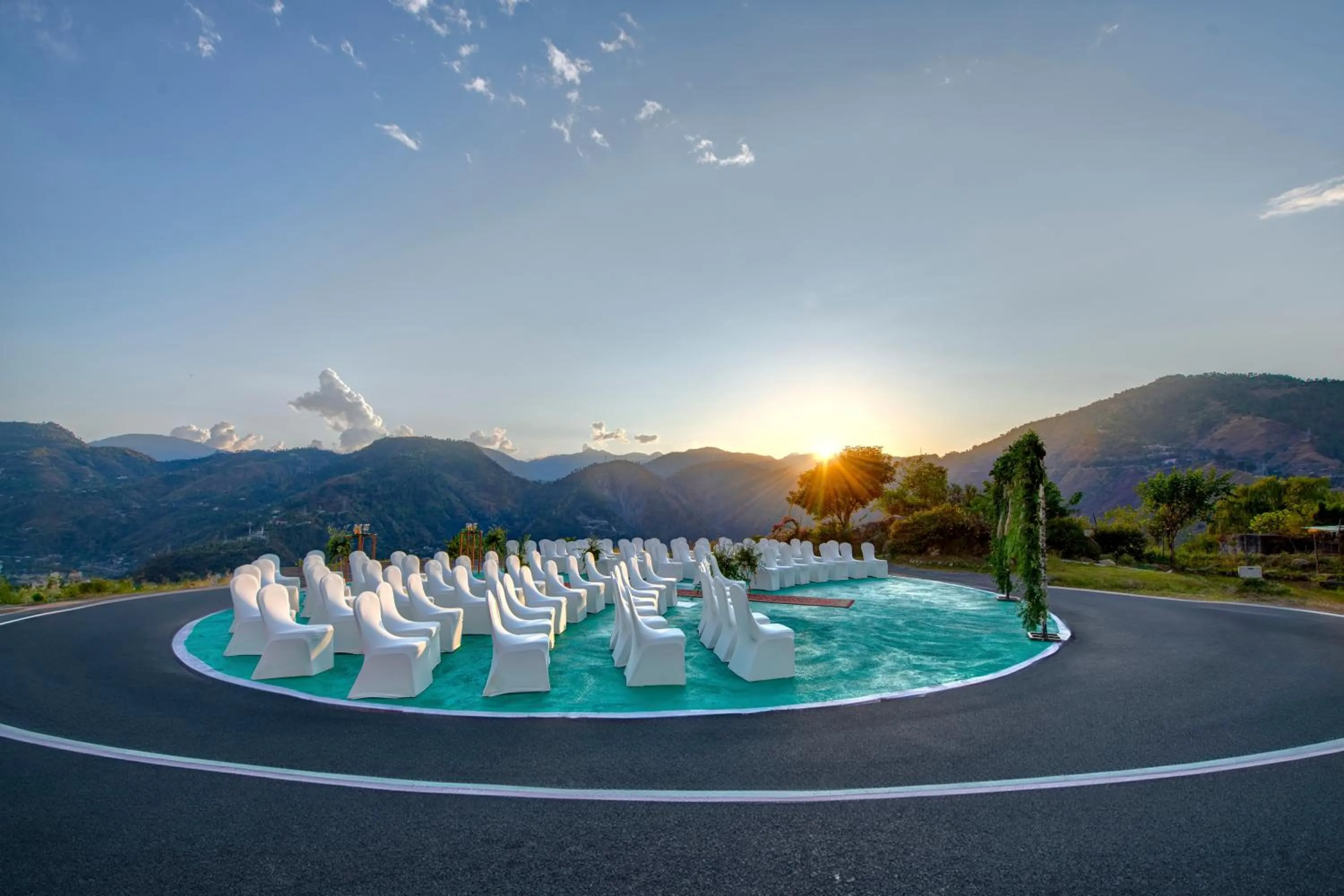 Natural landscape in Pearl Continental Hotel, Muzaffarabad