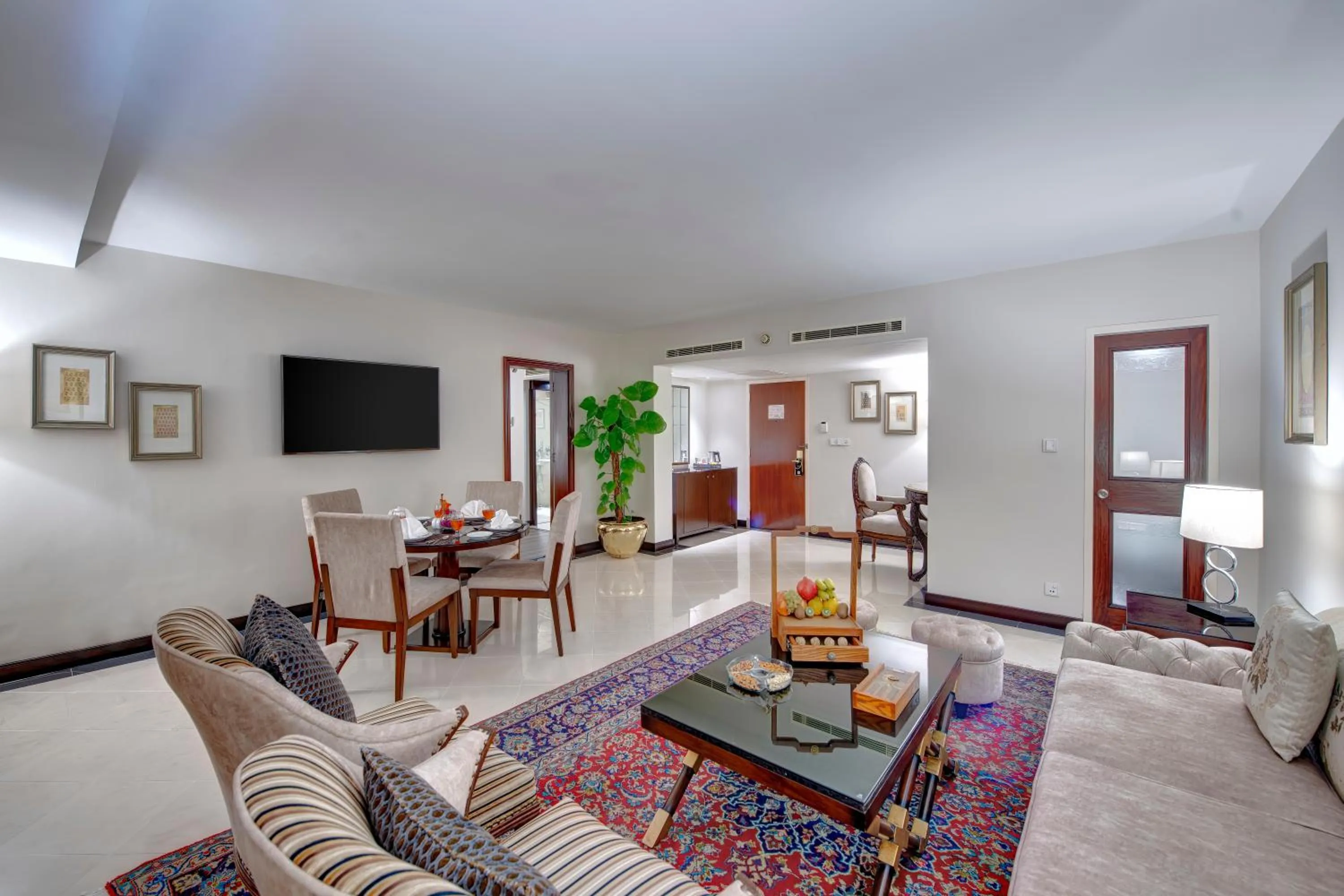 Seating area in Pearl Continental Hotel, Karachi