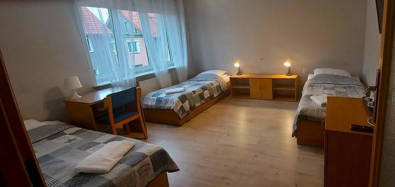 Bed in Hotel Dom Polonii