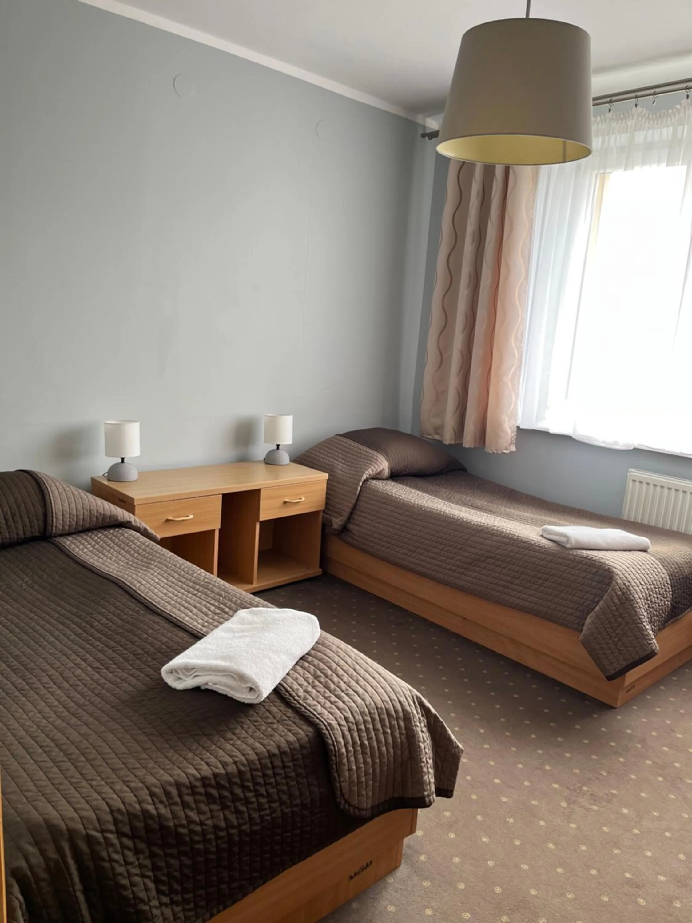 Bed in Hotel Dom Polonii