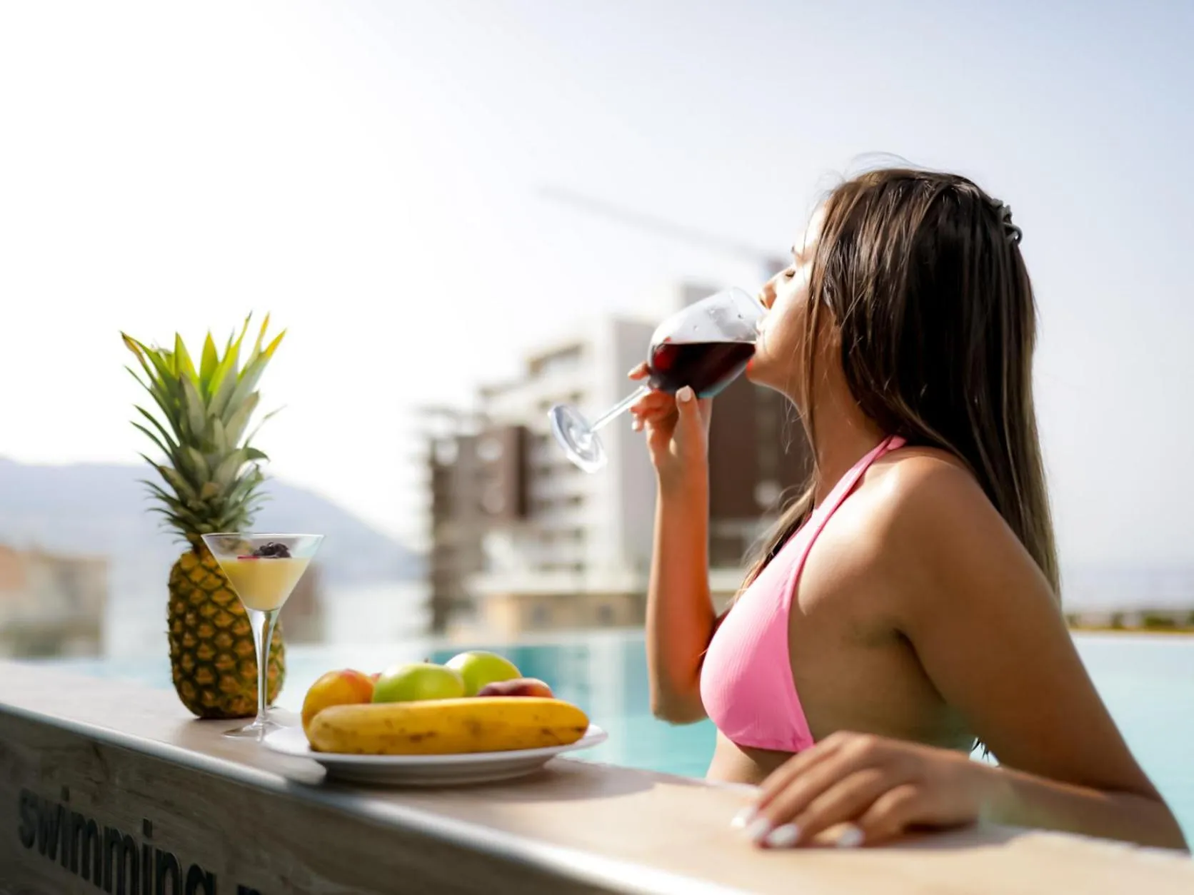 Swimming pool in Hotel Fagus by Aycon