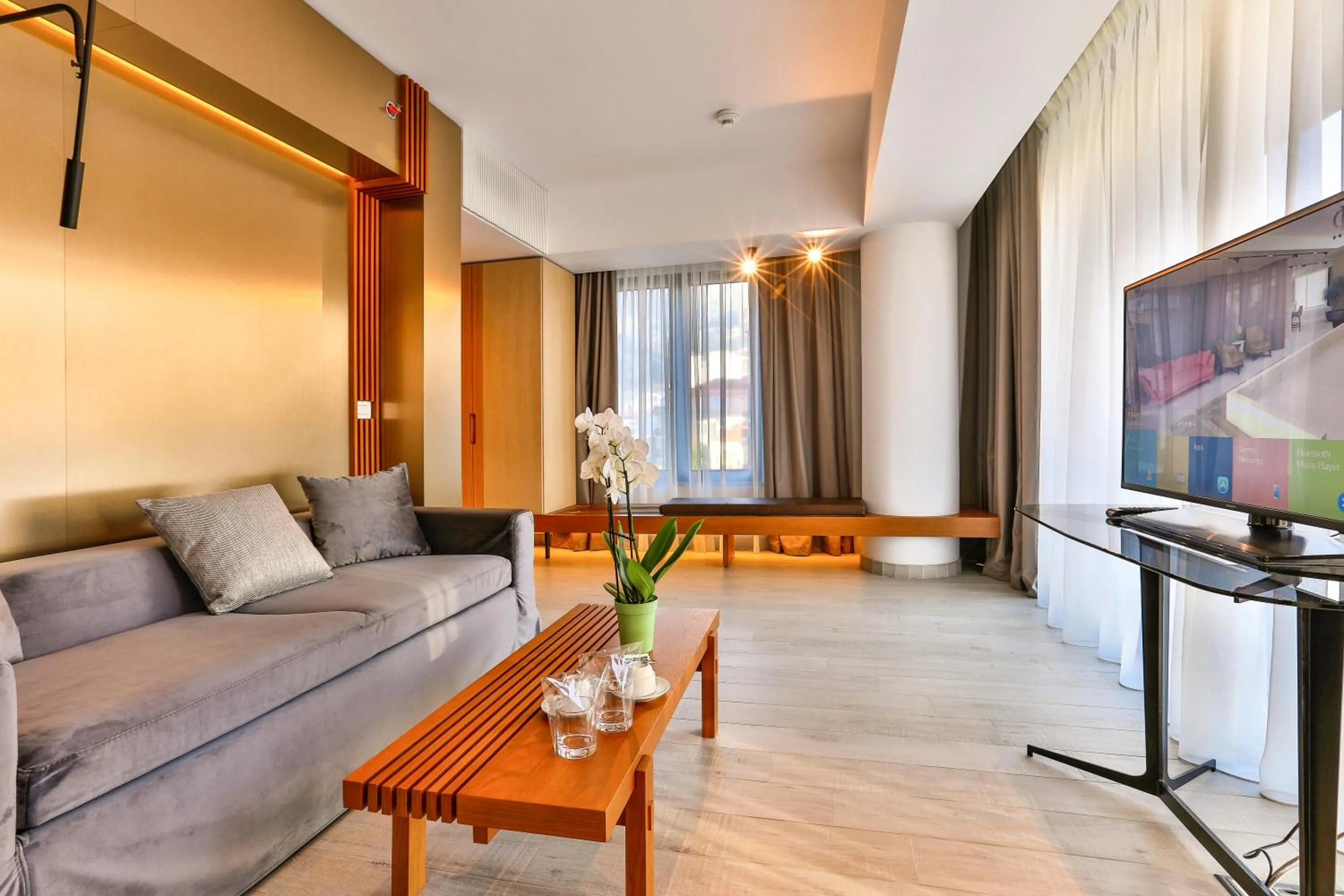 Living room in Hotel Fagus by Aycon