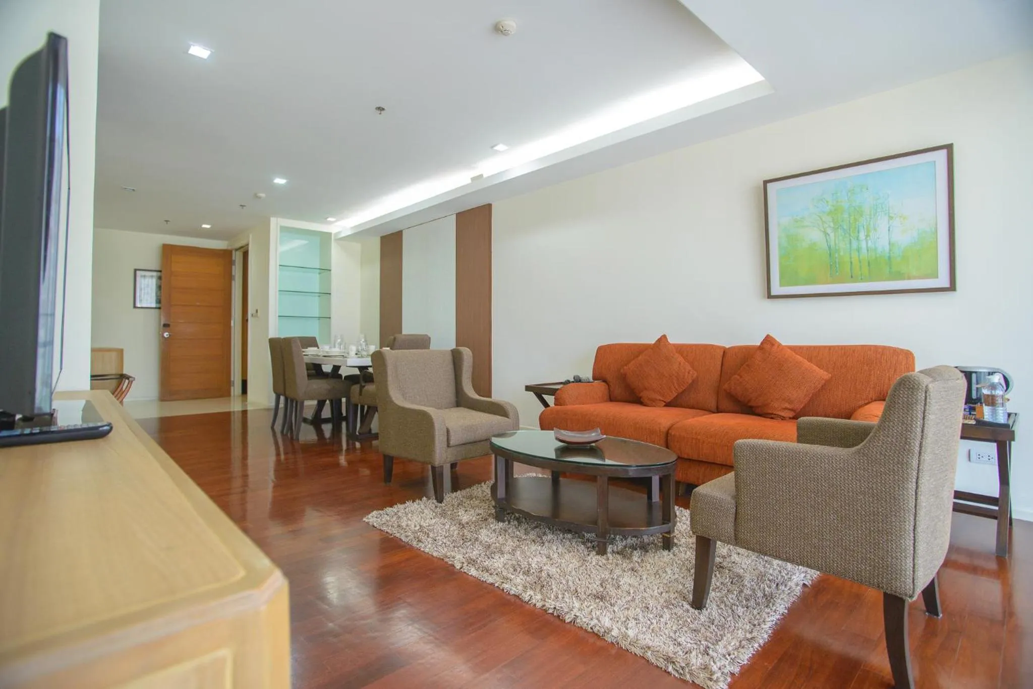 Living room in GM Serviced Apartment