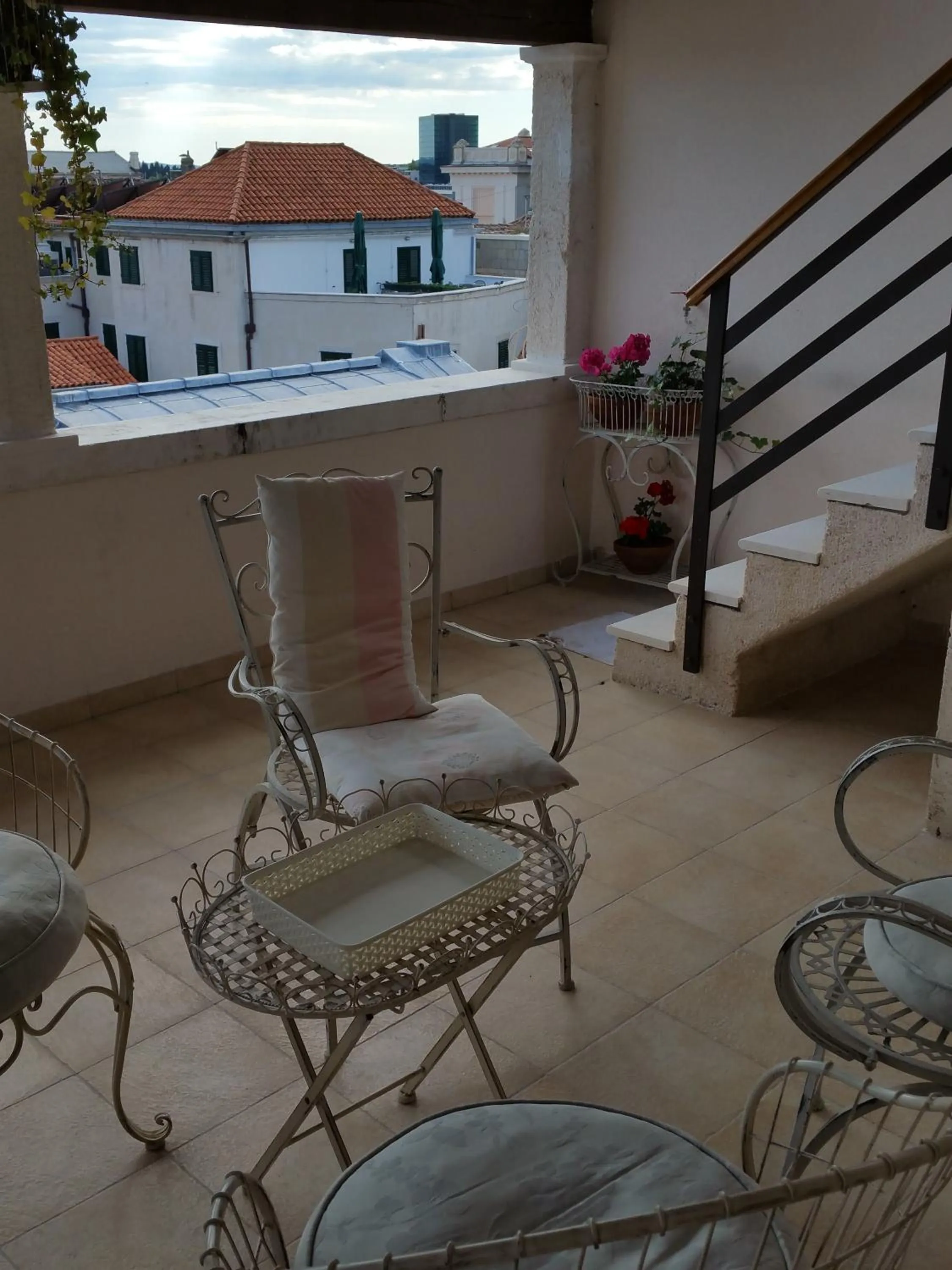 Balcony/Terrace in Banica Apartments & Rooms