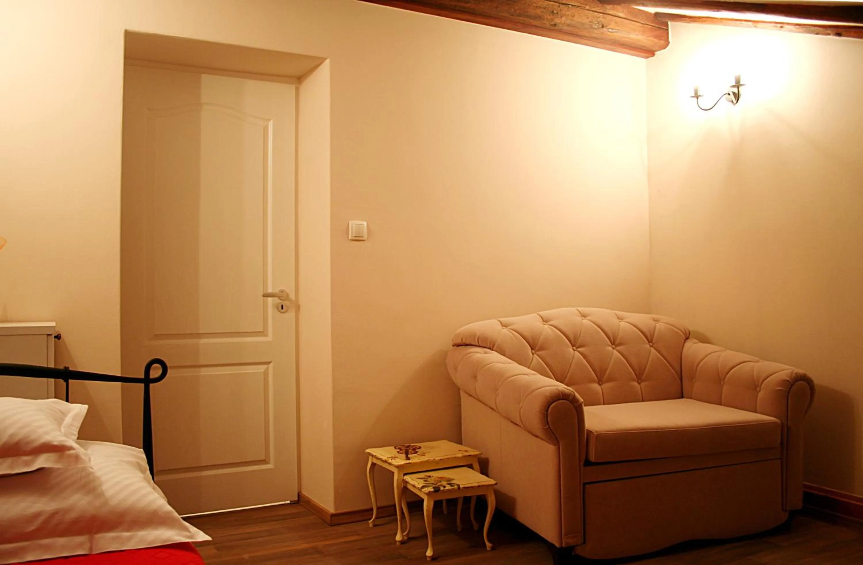 Seating area, Bed in Banica Apartments & Rooms