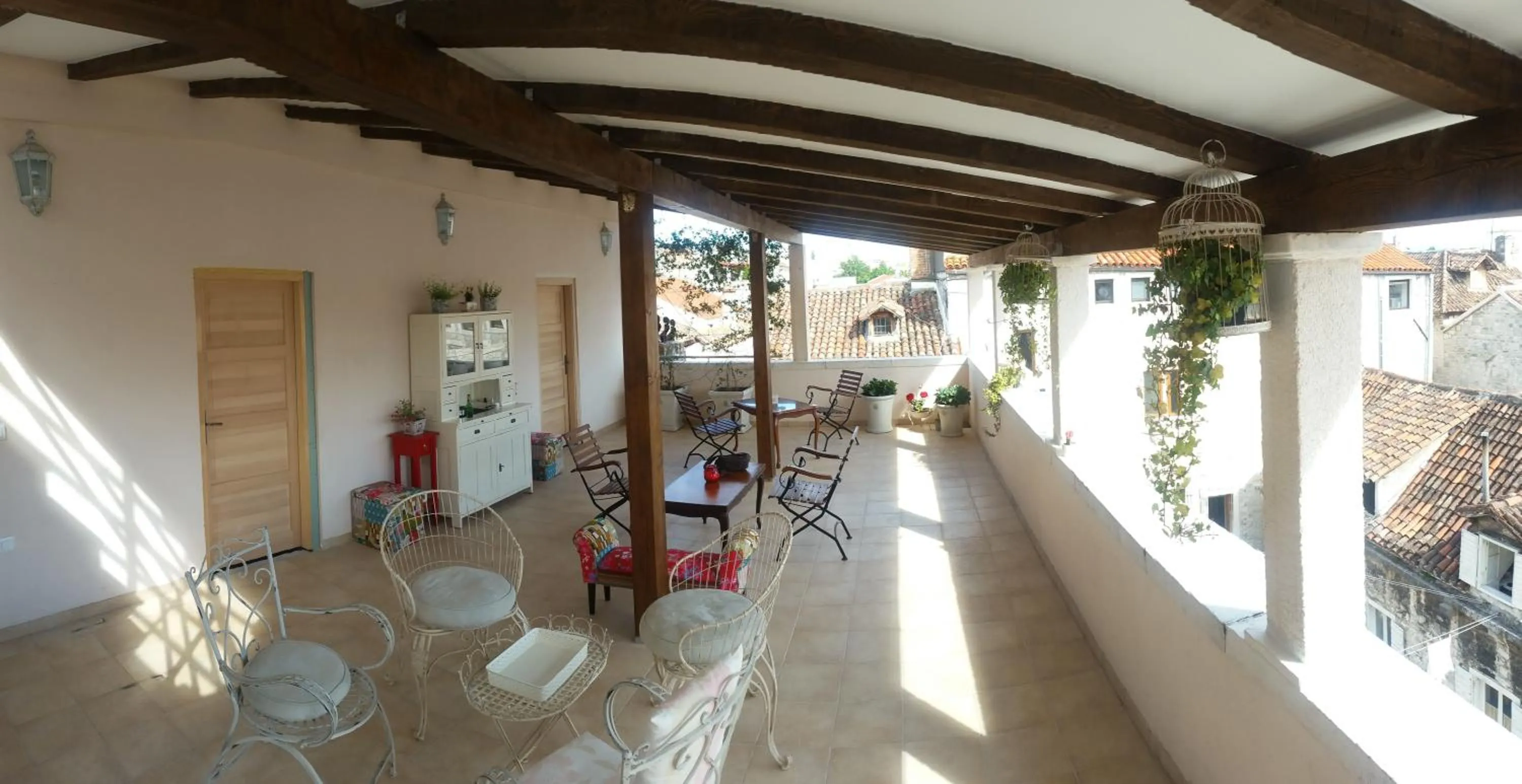 Balcony/Terrace in Banica Apartments & Rooms