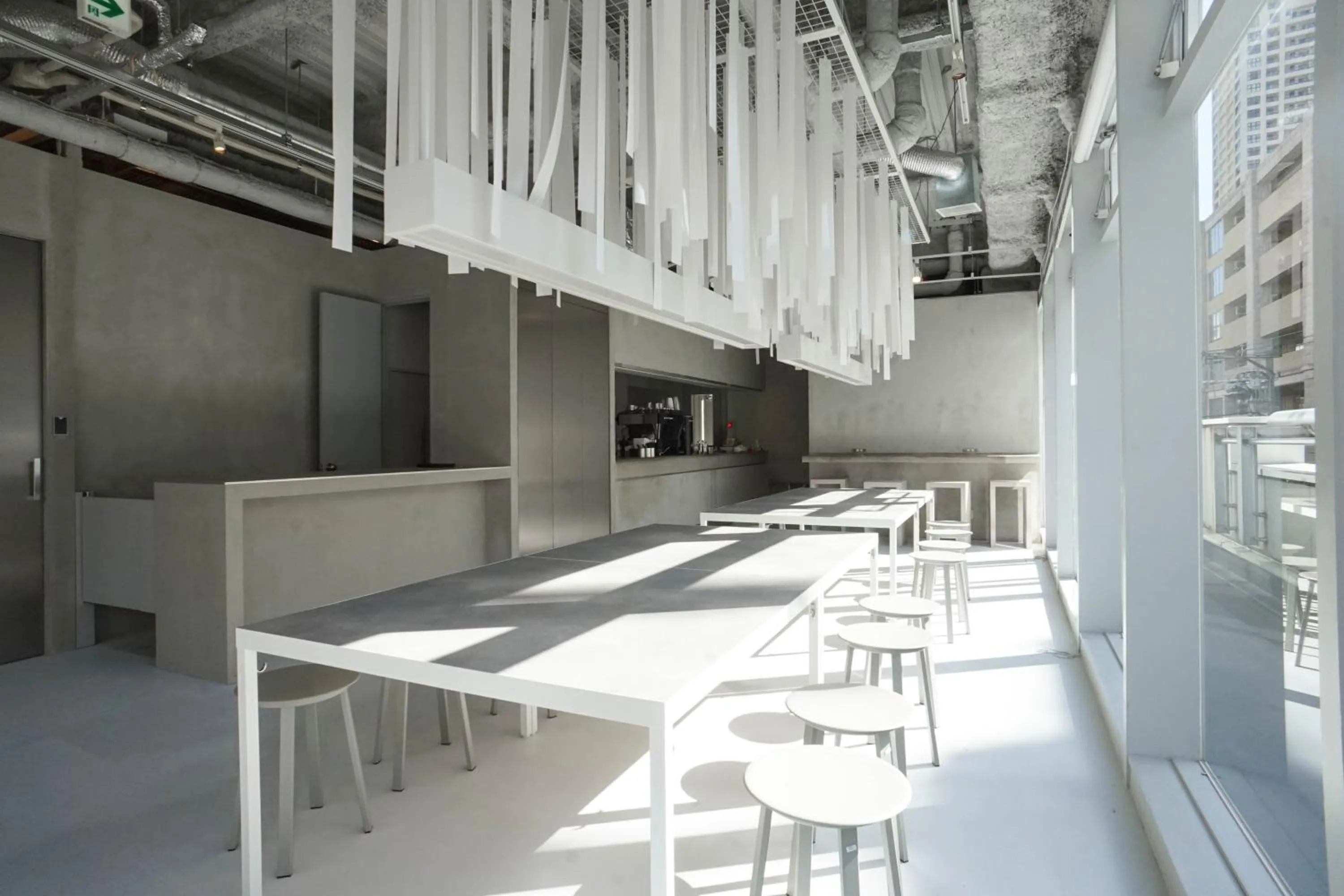 Lounge or bar in BOOK AND BED TOKYO Shinsaibashi