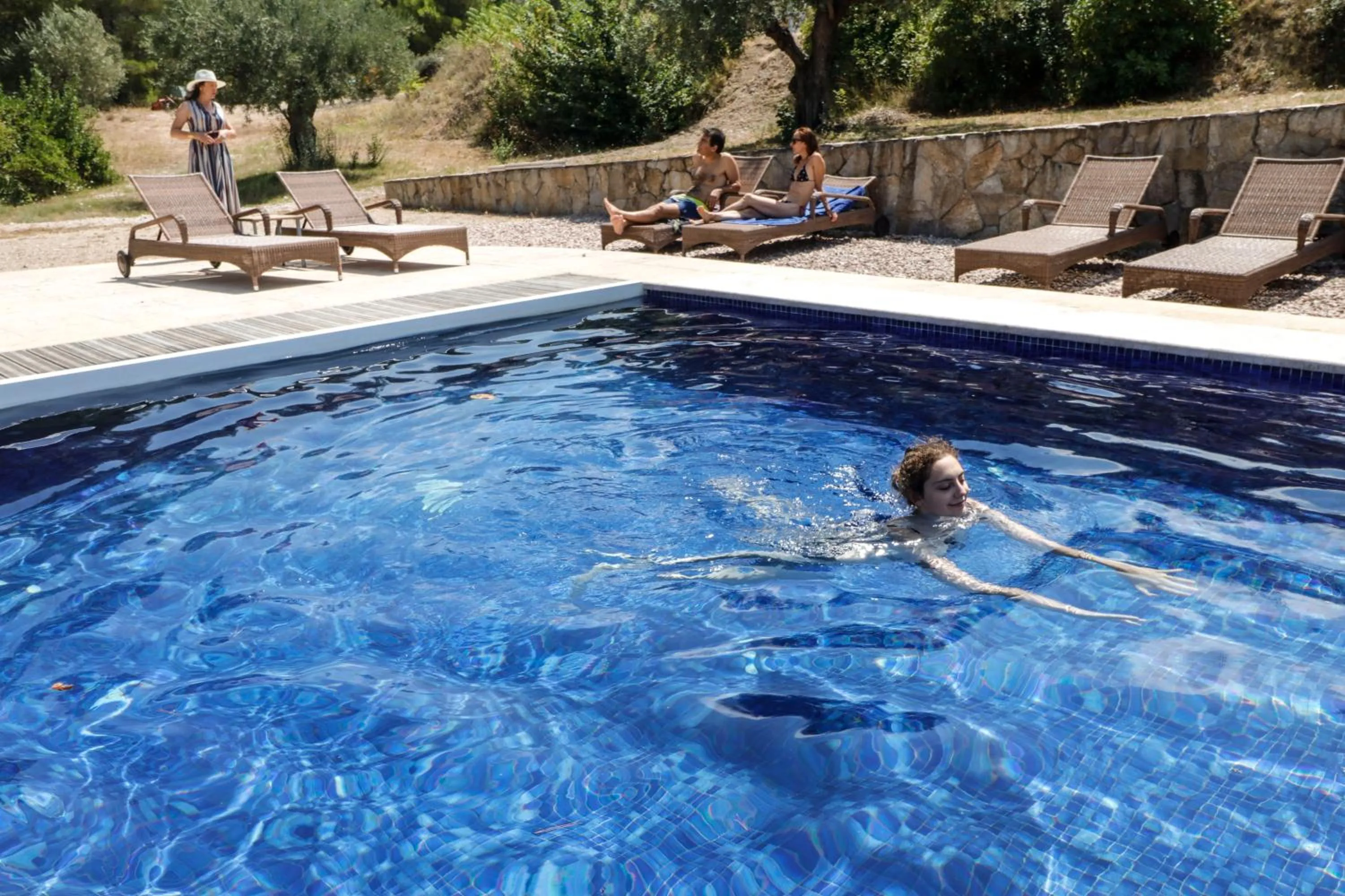 Swimming pool in Eco Hotel con encanto Masía la Mota B&B