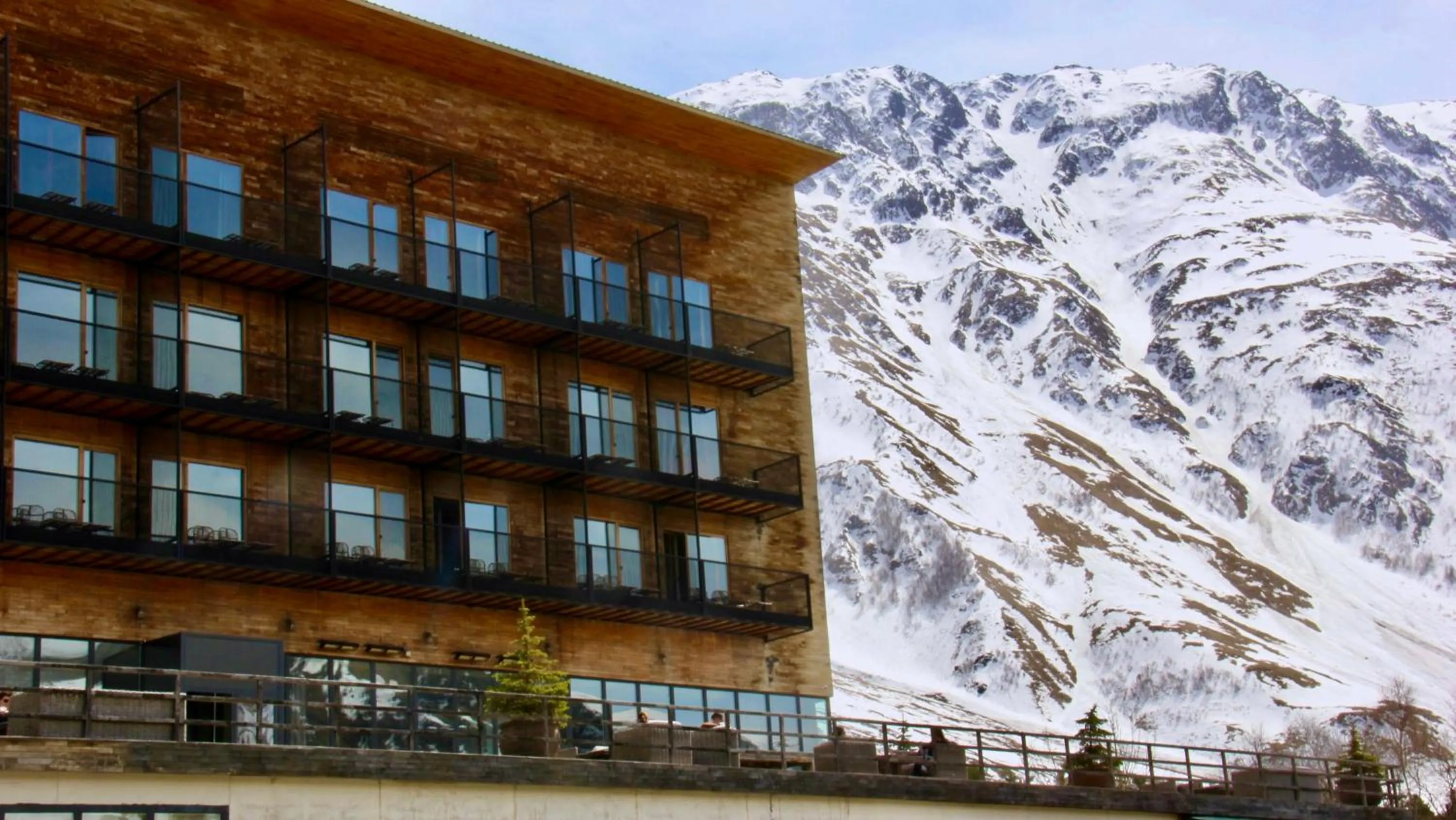 Property building in Rooms Hotel Kazbegi