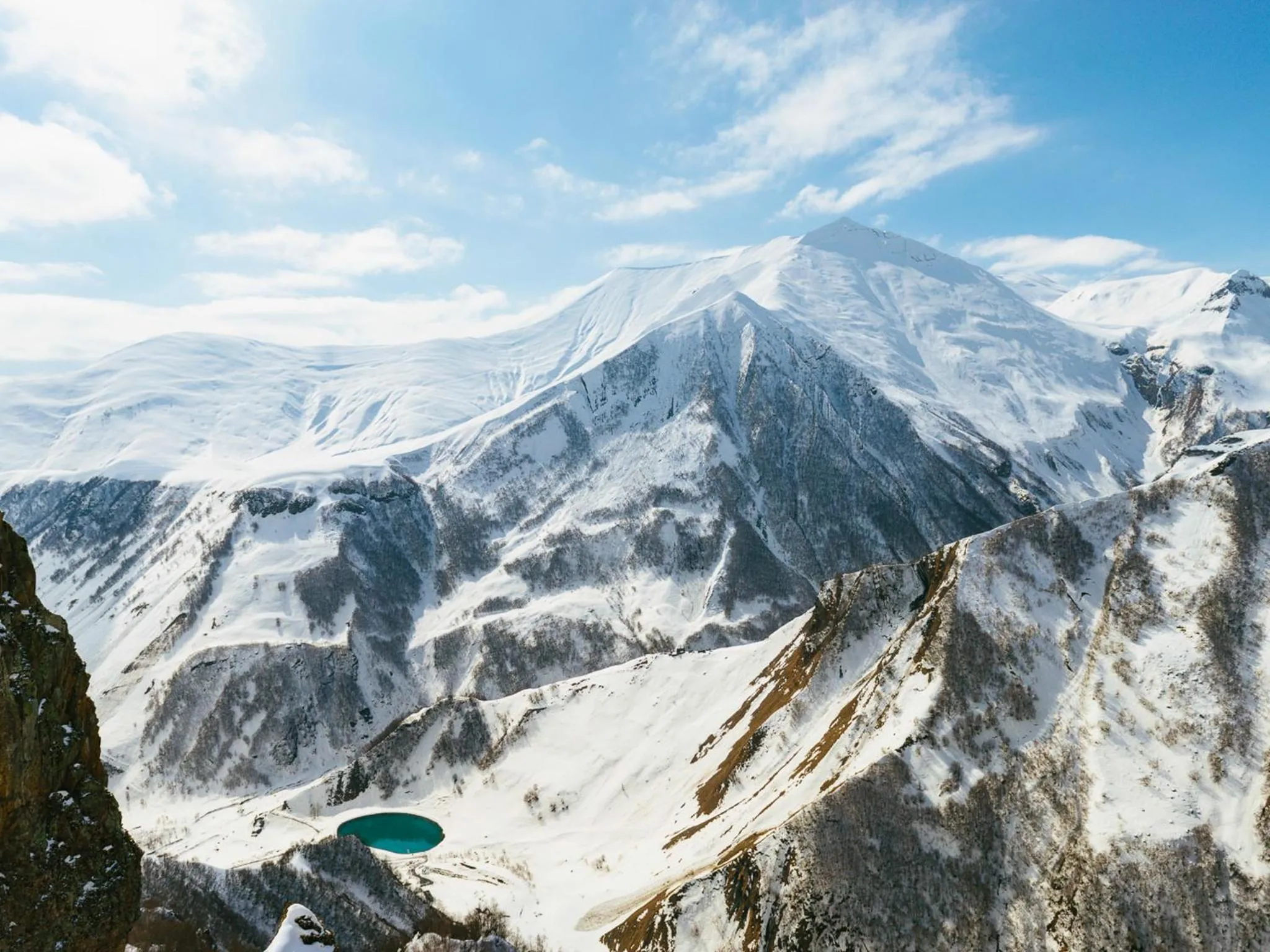 Mountain view in Rooms Hotel Kazbegi