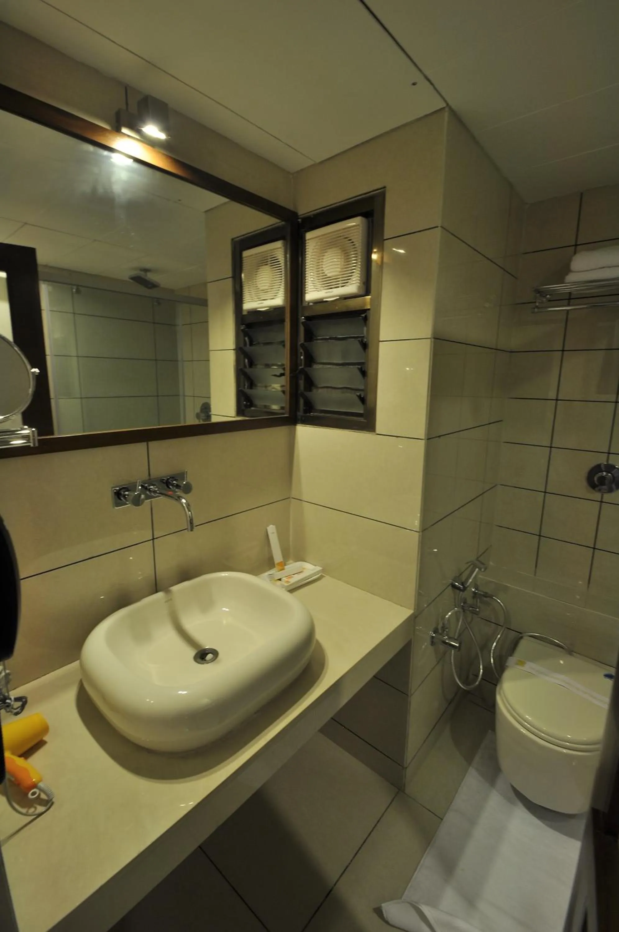 Bathroom in Le Grande Residency -Unmarried Couples are not Allowed