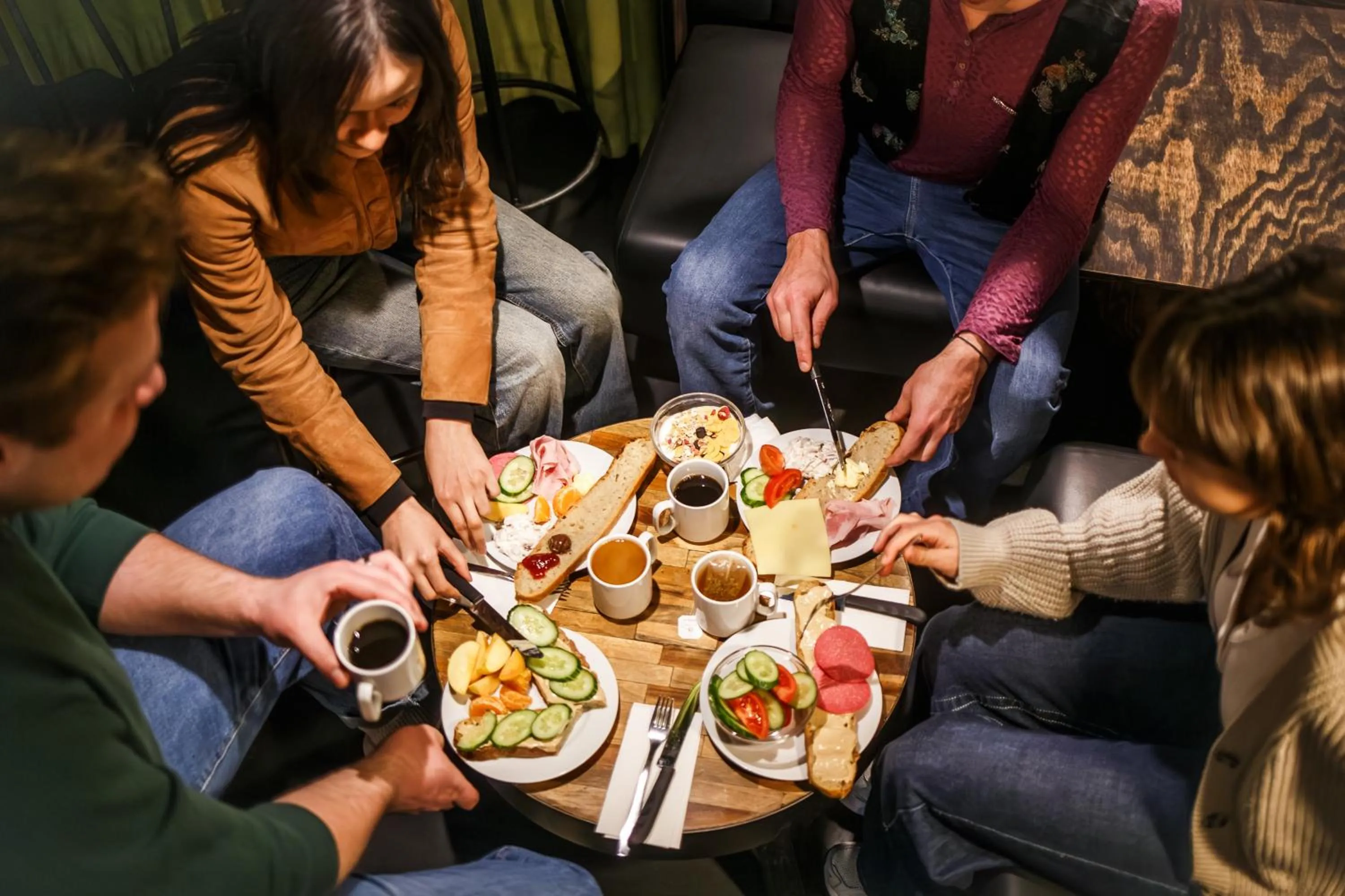 Breakfast in The Circus Hostel