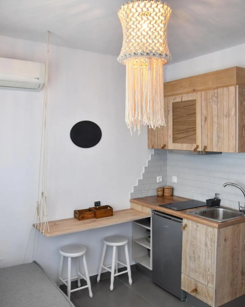 Kitchen or kitchenette in Angelos Design Suites